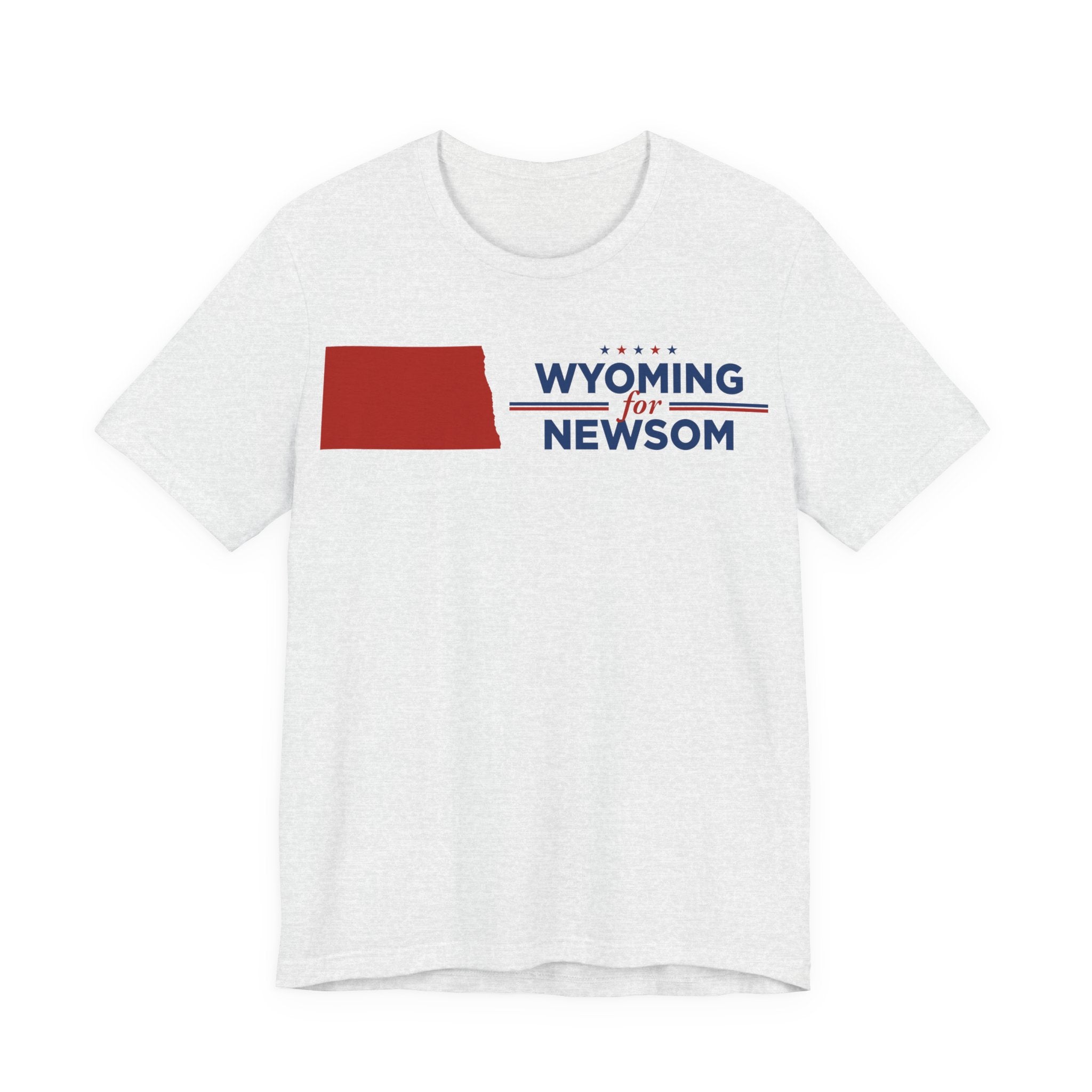 Wyoming for Gavin Newsom for President Campaign T-Shirt 2028