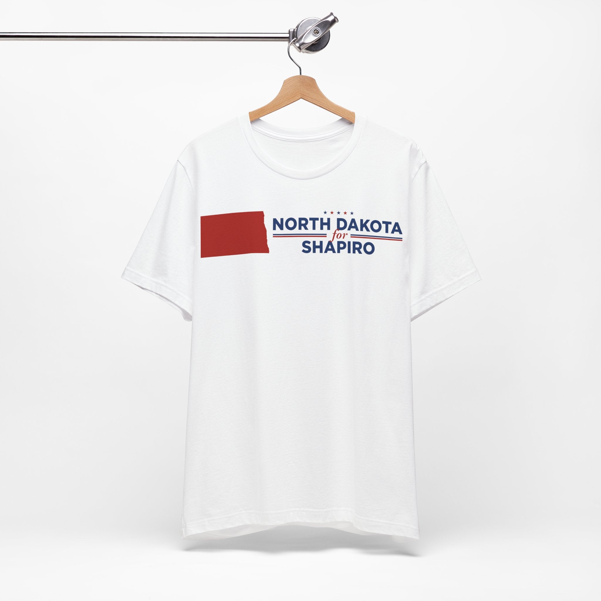 North Dakota for Josh Shapiro for President Campaign T-Shirt 2028