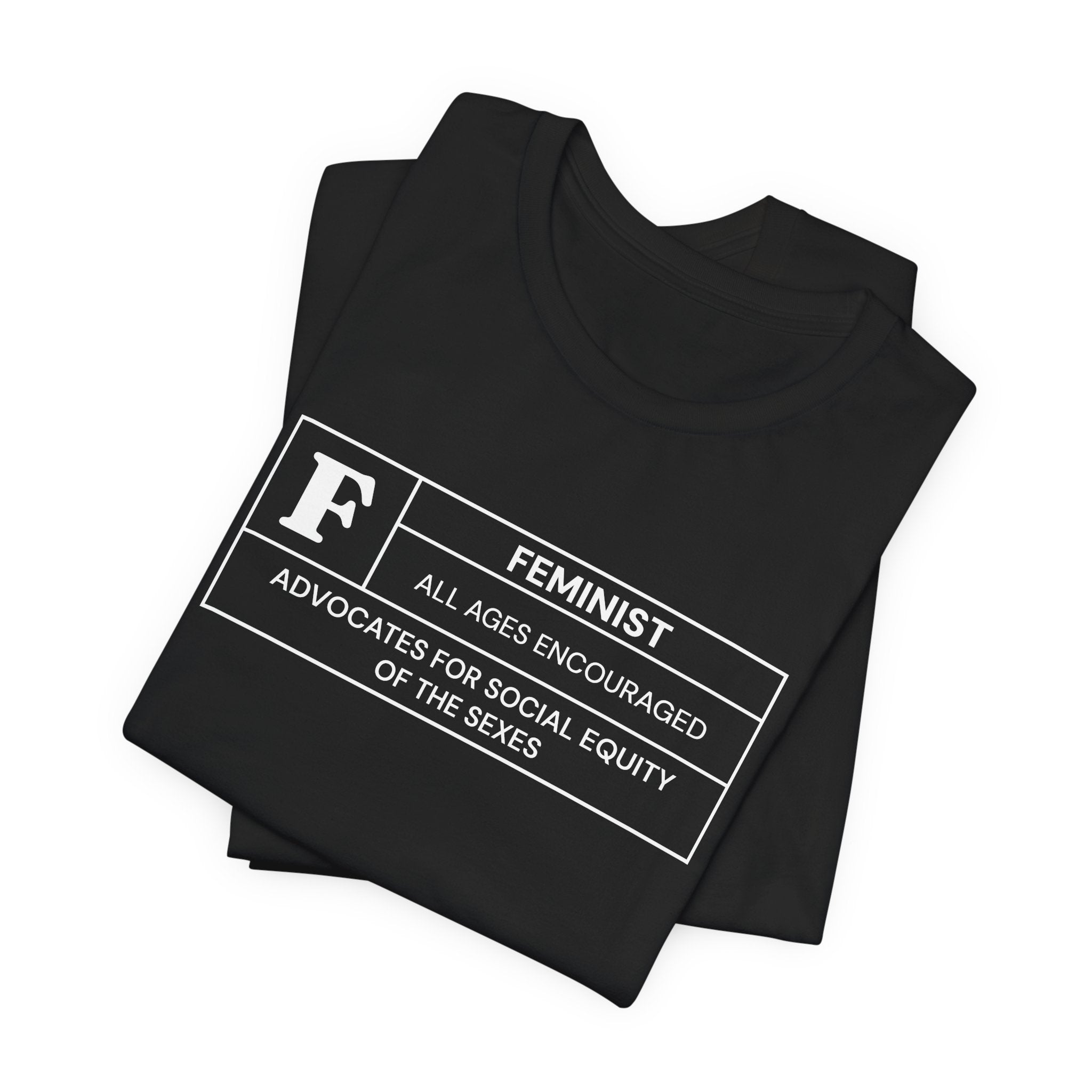 Funny Feminist Ratings Unisex Jersey Short Sleeve T-Shirt