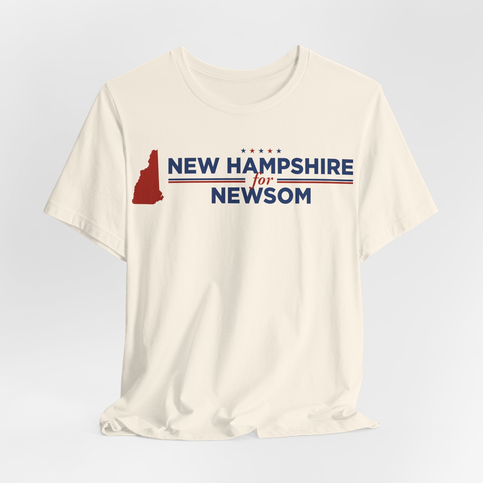 New Hampshire for Gavin Newsom for President Campaign T-Shirt 2028