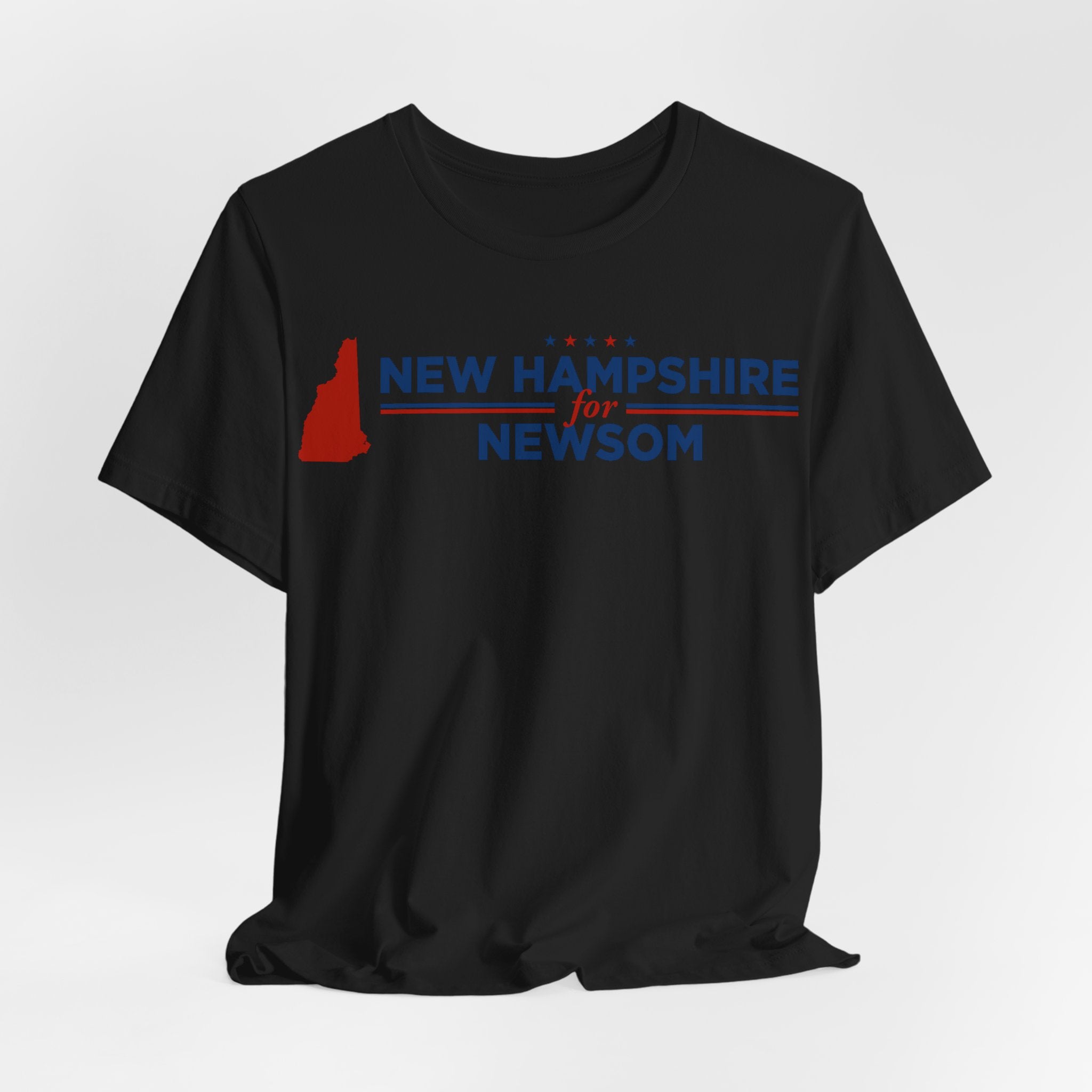 New Hampshire for Gavin Newsom for President Campaign T-Shirt 2028