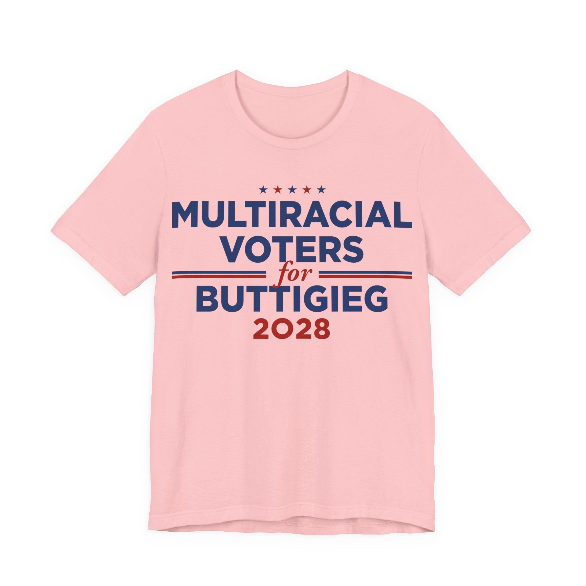 Multiracial Voters for Pete Buttigieg for President Campaign T-Shirt 2028
