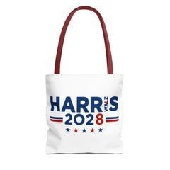 Kamala Harris Tim Walz 2028 Campaign Tote Bag – Political Election Support Grocery/Everyday Tote