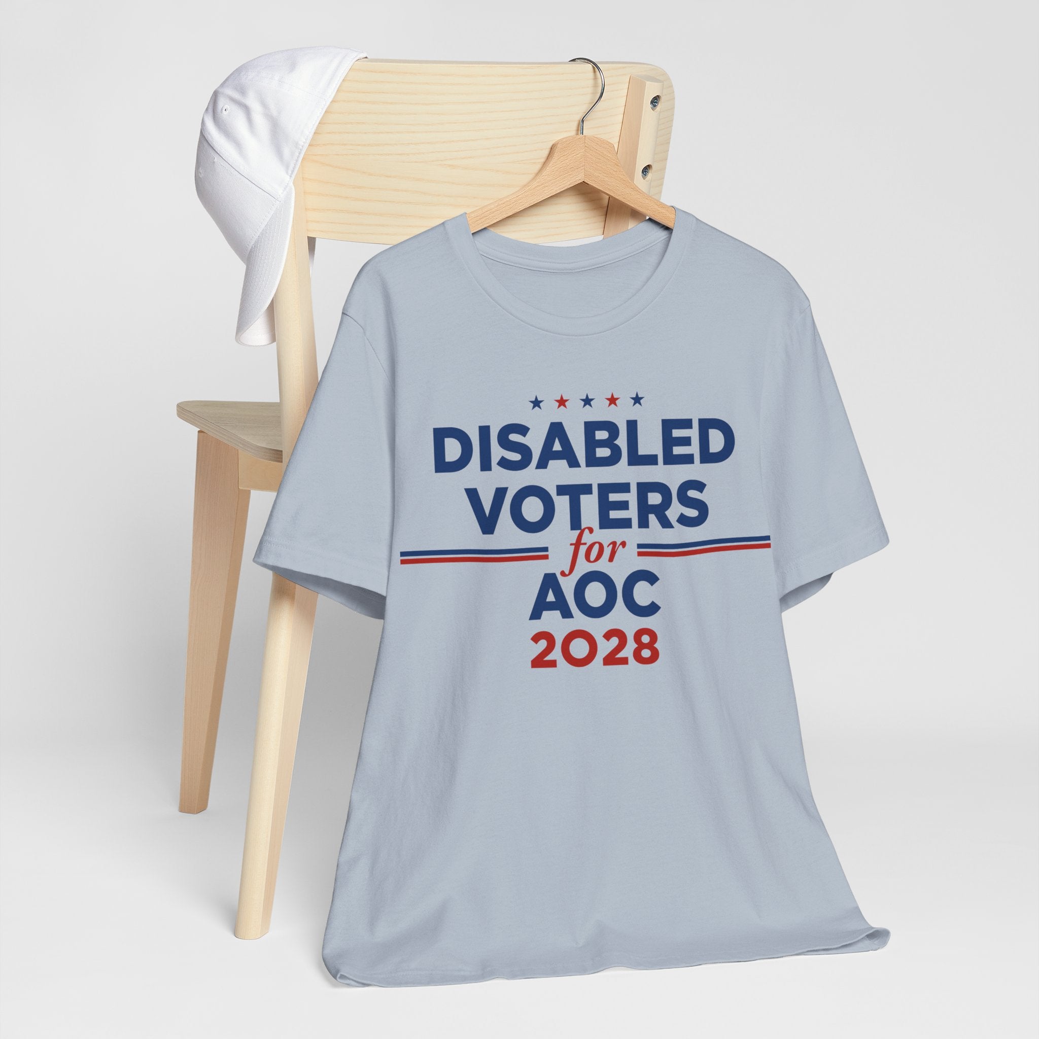 Disabled Voters for AOC for President Campaign T-Shirt 2028