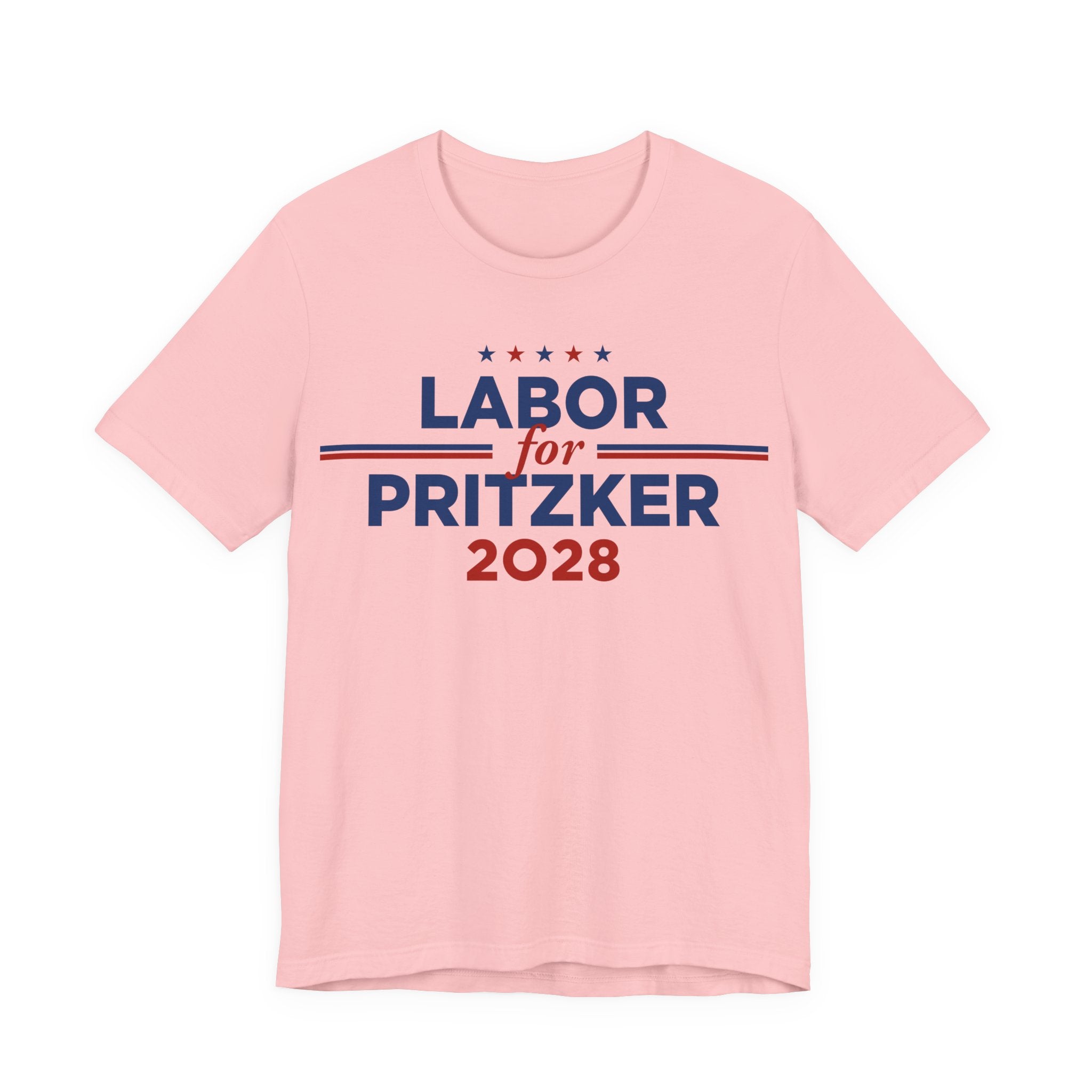 Labor for J.B. Pritzker for President Campaign T-Shirt 2028