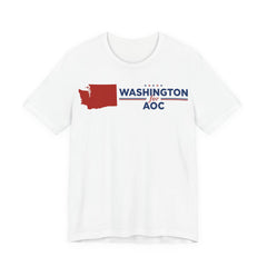 Washington for AOC for President Campaign T-Shirt 2028