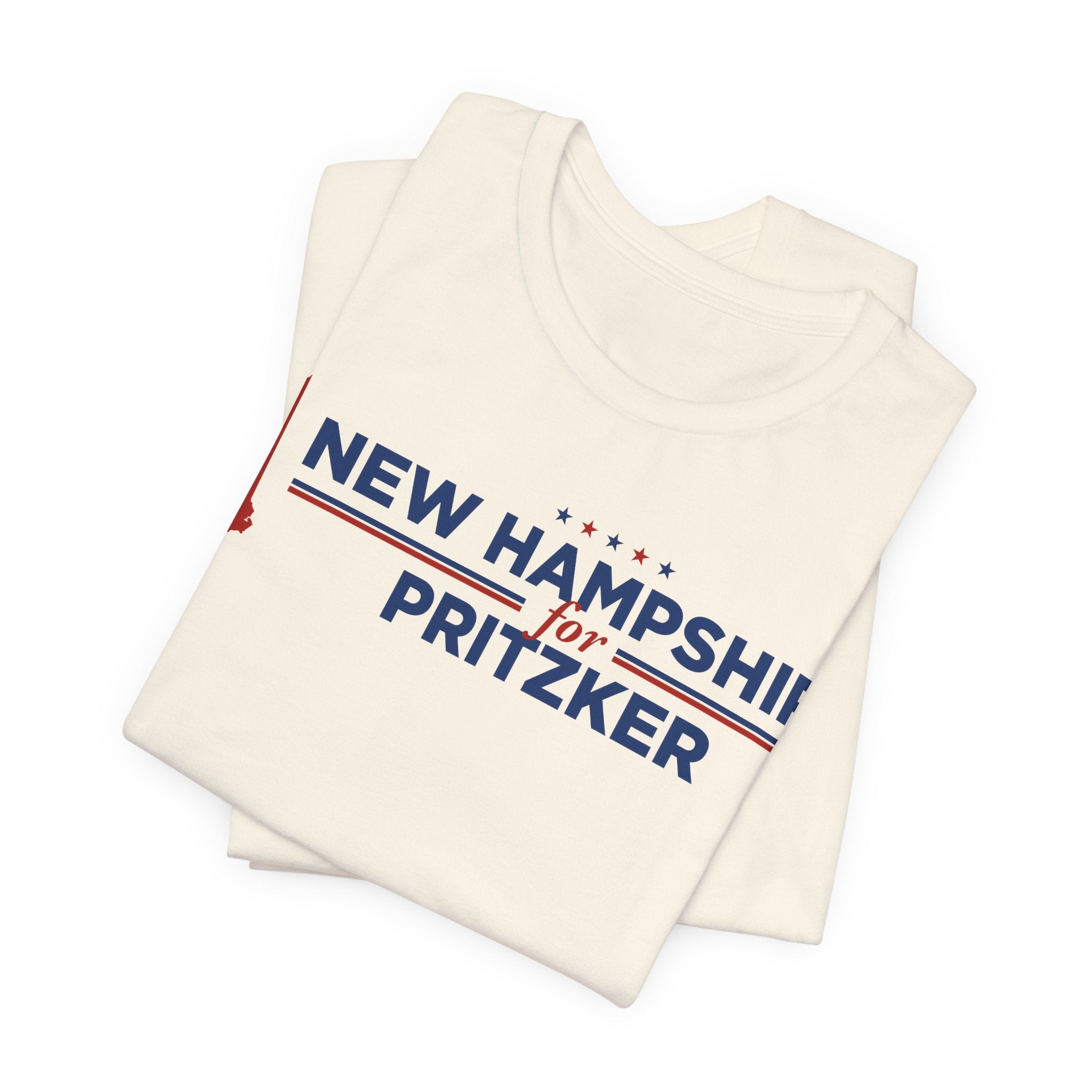 New Hampshire for J.B. Pritzker for President Campaign T-Shirt 2028