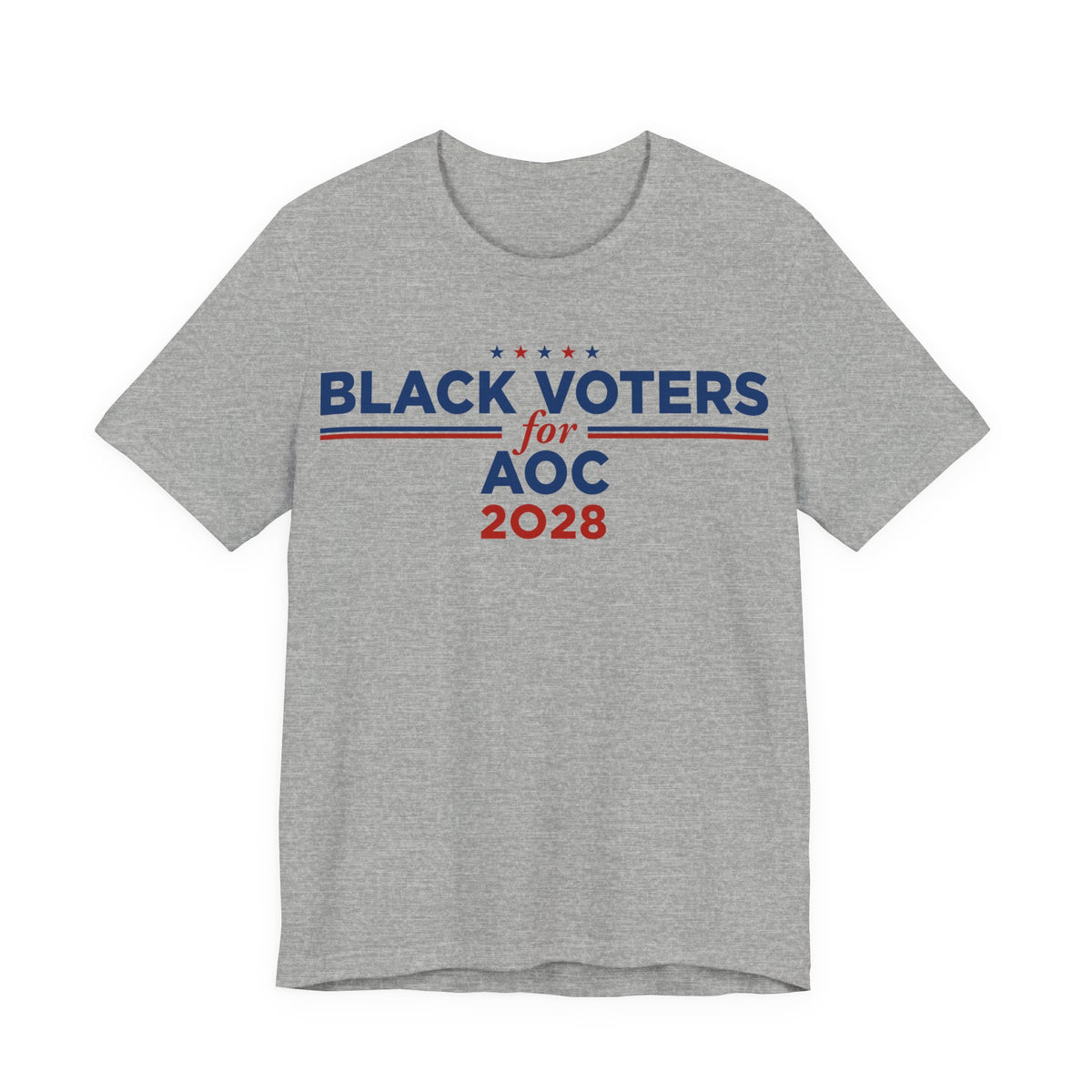 Black Voters for AOC Campaign T-Shirt for President 2028