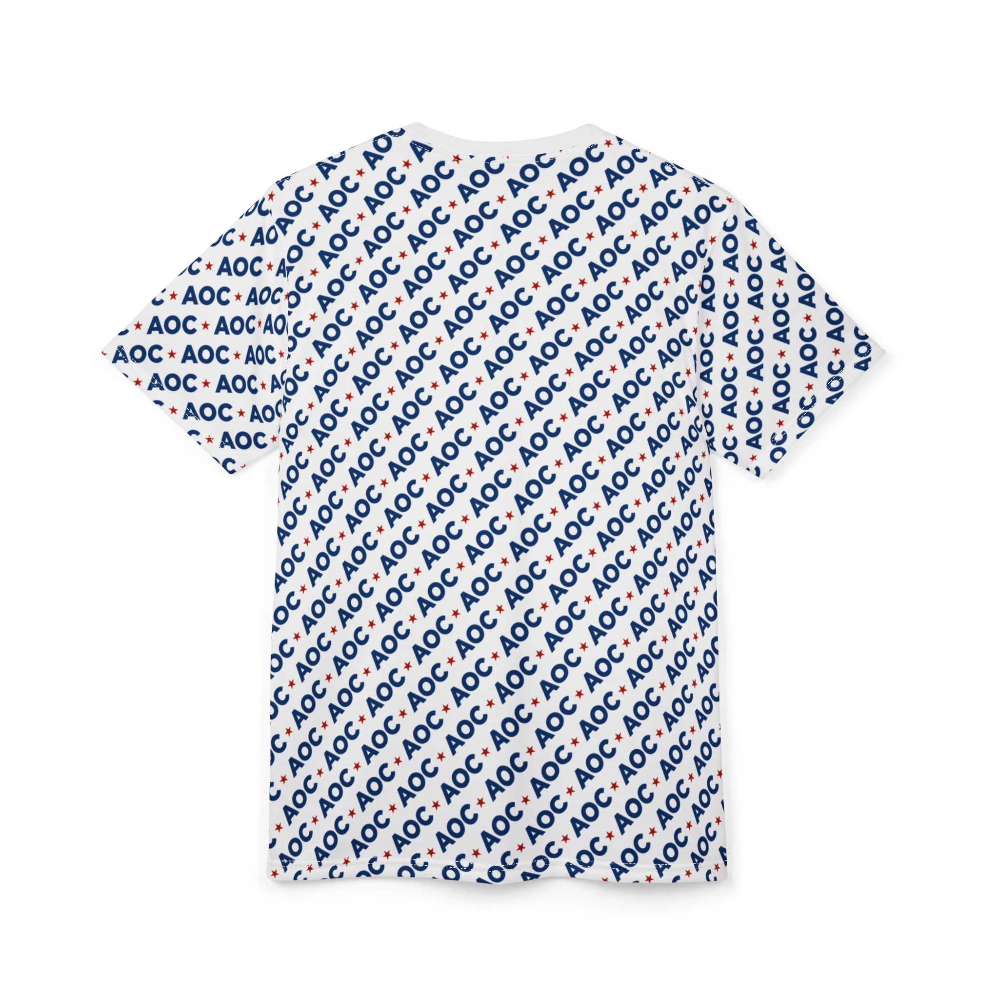 Unisex AOC All-Over Print T-Shirt – Political Graphic Tee for Progressive Everyday Style