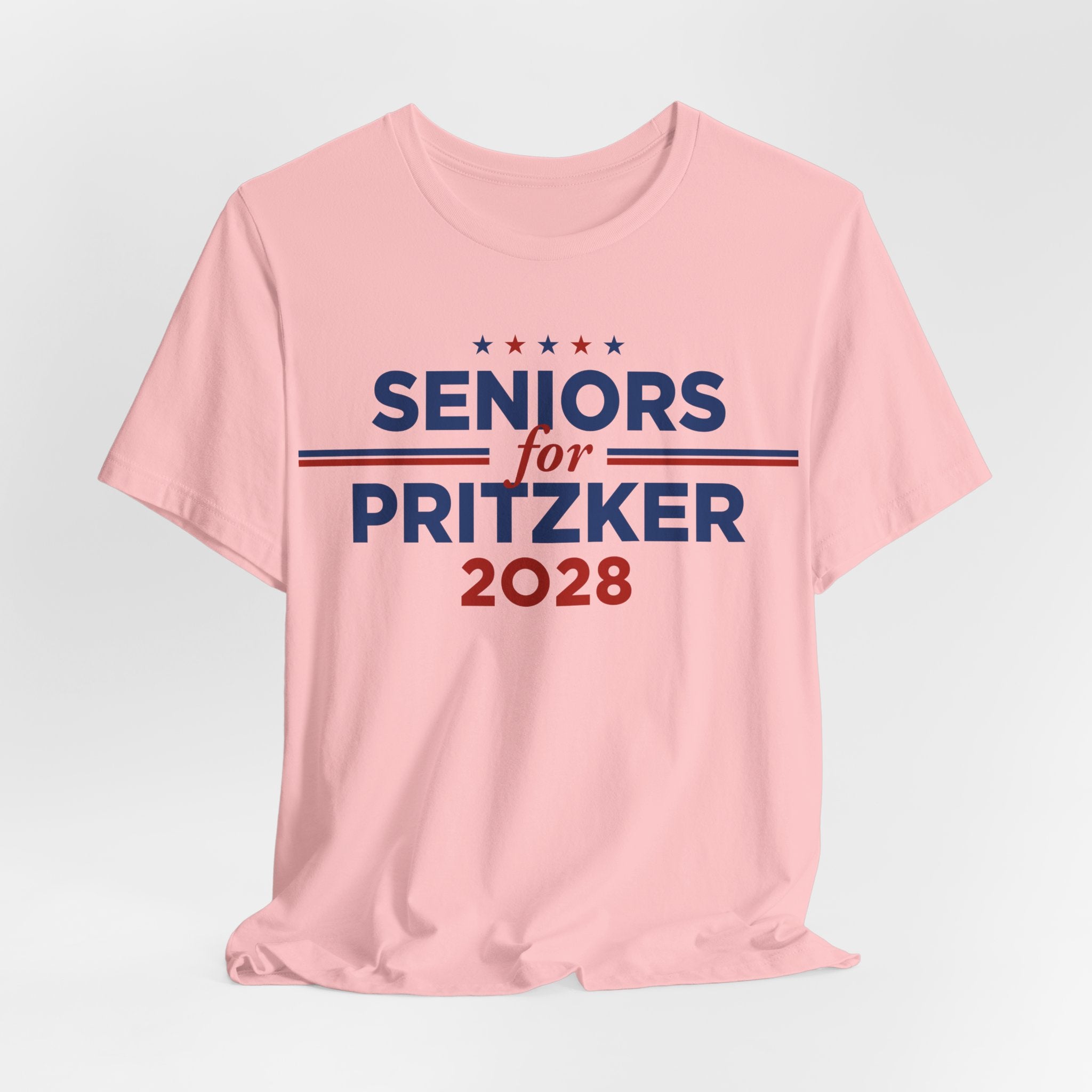 Seniors for J.B. Pritzker for President Campaign T-Shirt 2028