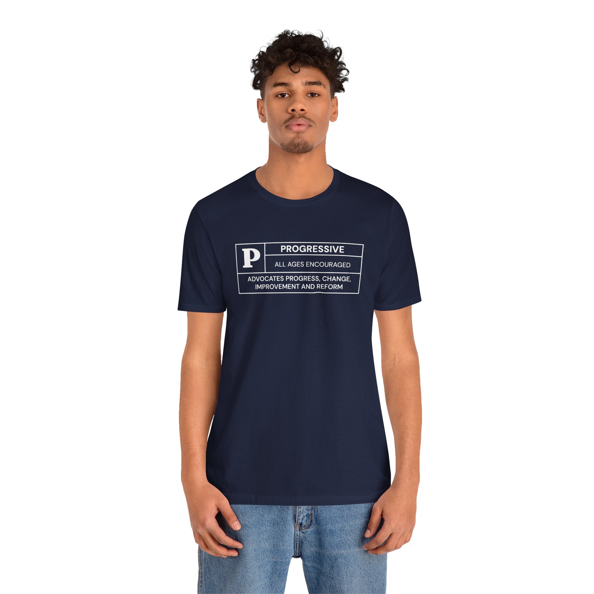 Funny Progressive Ratings Unisex Jersey Short Sleeve T-Shirt