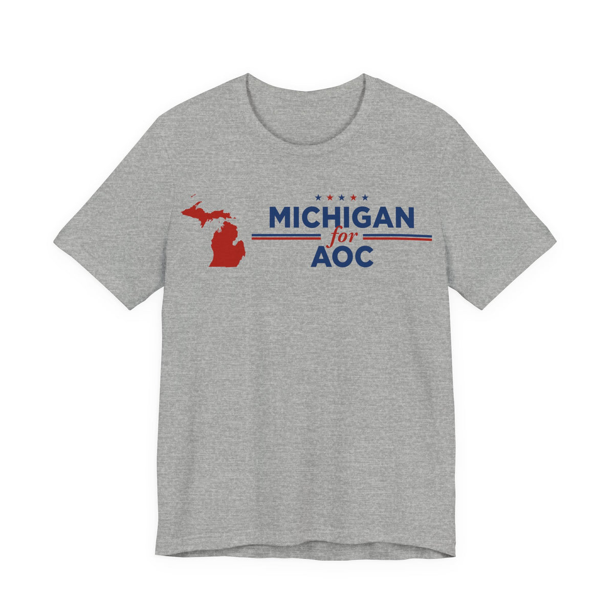 Michigan for AOC for President Campaign T-Shirt 2028