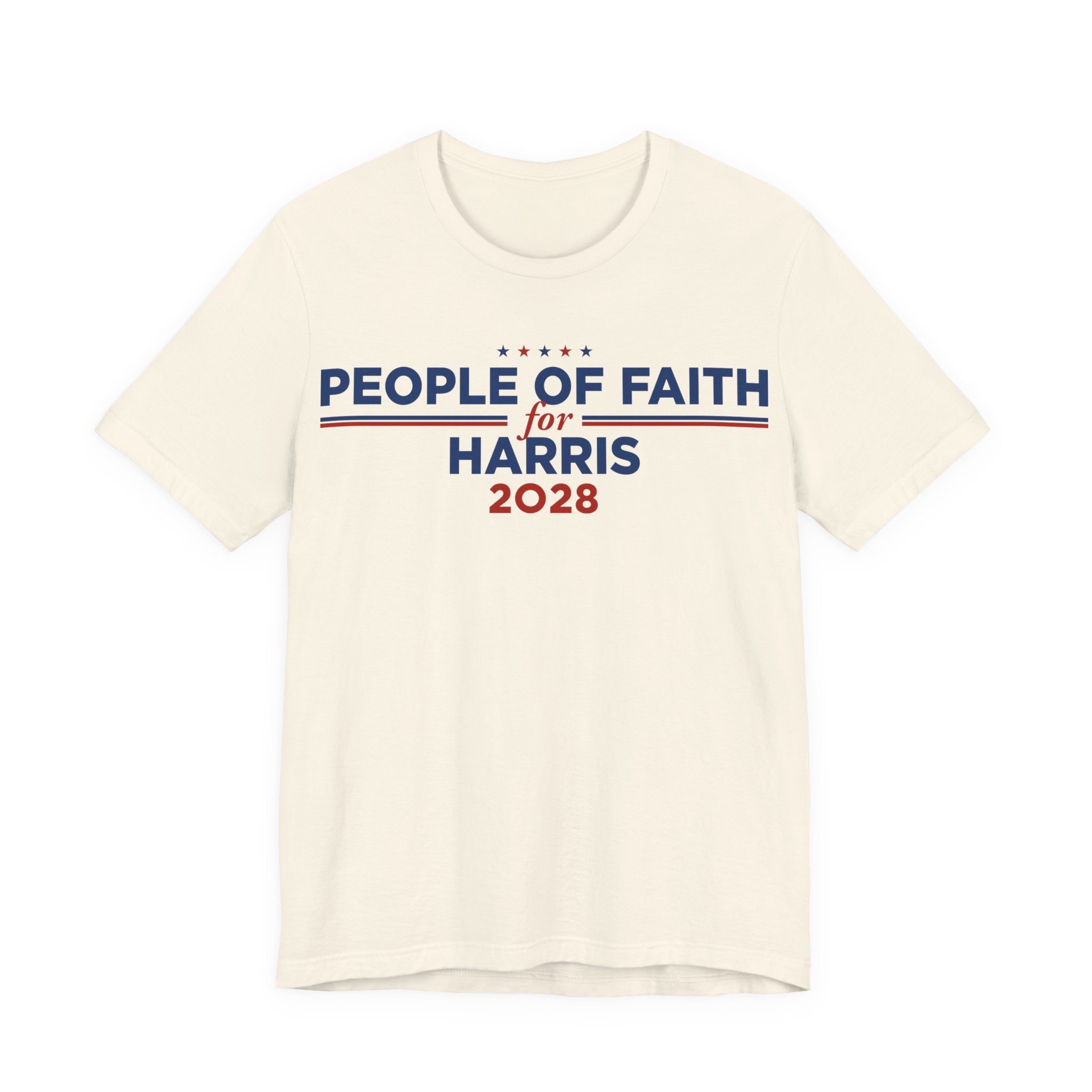 People of Faith for Kamala Harris for President Campaign T-Shirt 2028