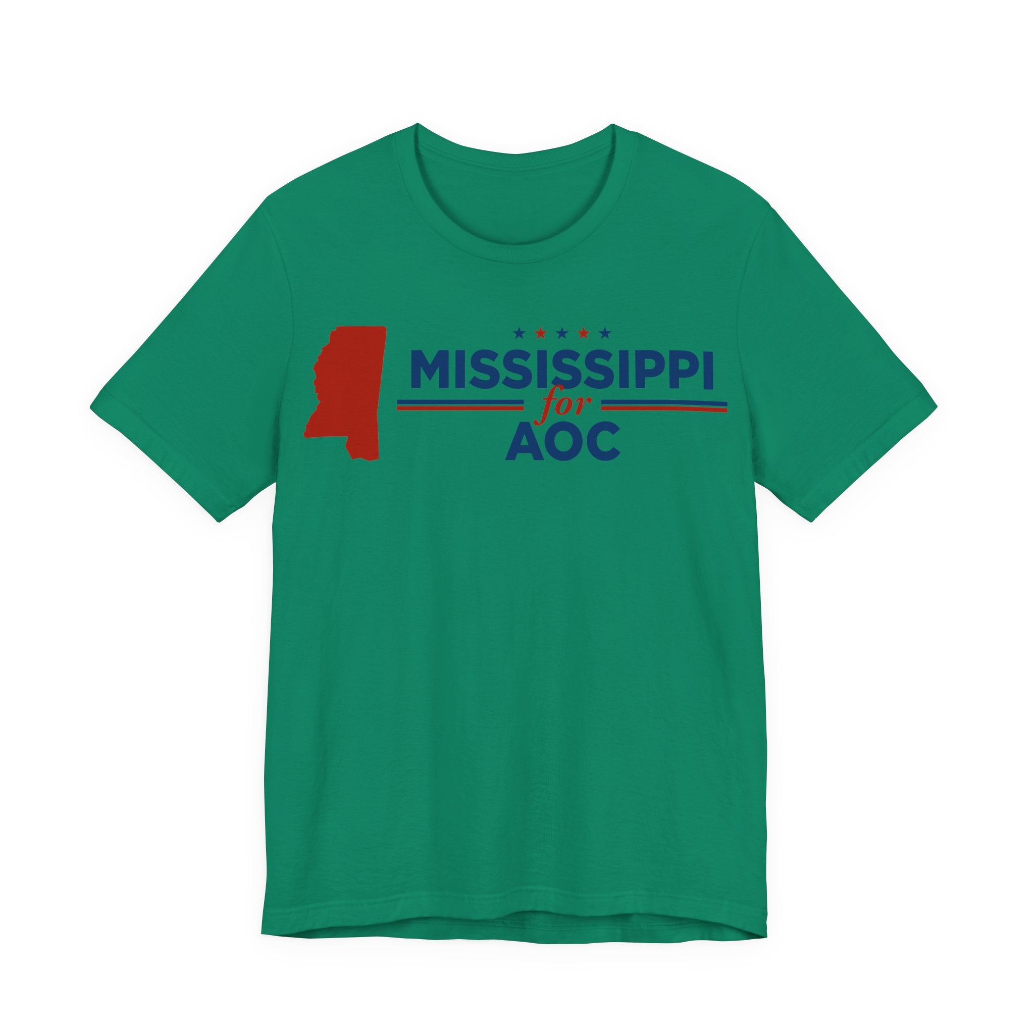 Mississippi for AOC for President Campaign T-Shirt 2028