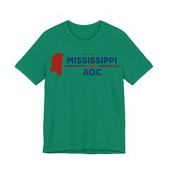 Mississippi for AOC for President Campaign T-Shirt 2028