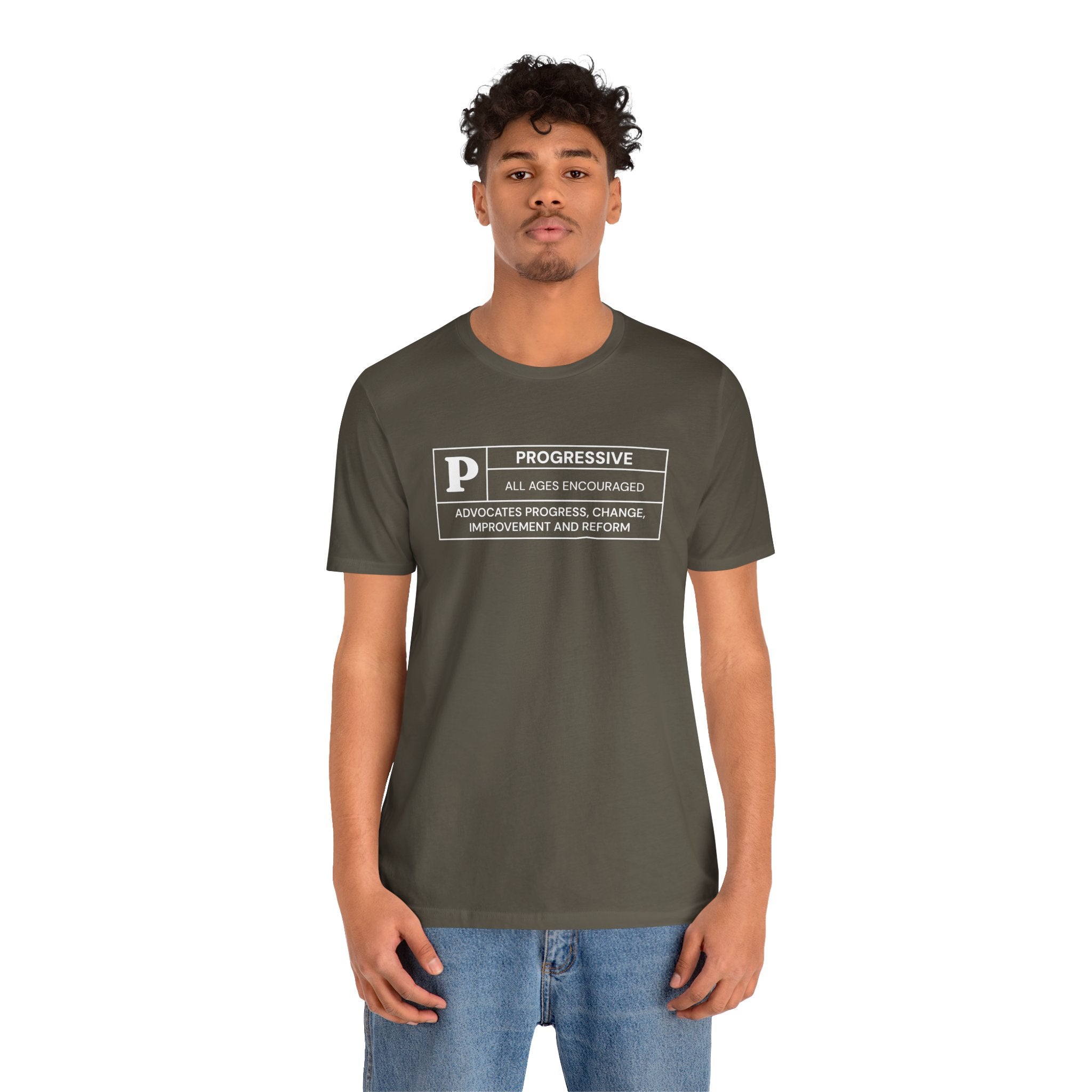 Funny Progressive Ratings Unisex Jersey Short Sleeve T-Shirt