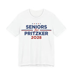 Seniors for J.B. Pritzker for President Campaign T-Shirt 2028