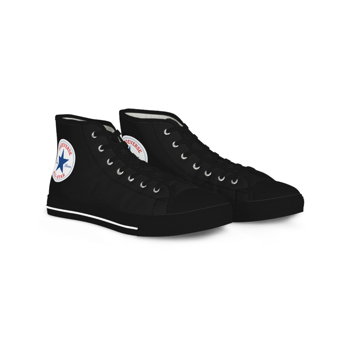 Black Prideverse Men's High Top Sneakers