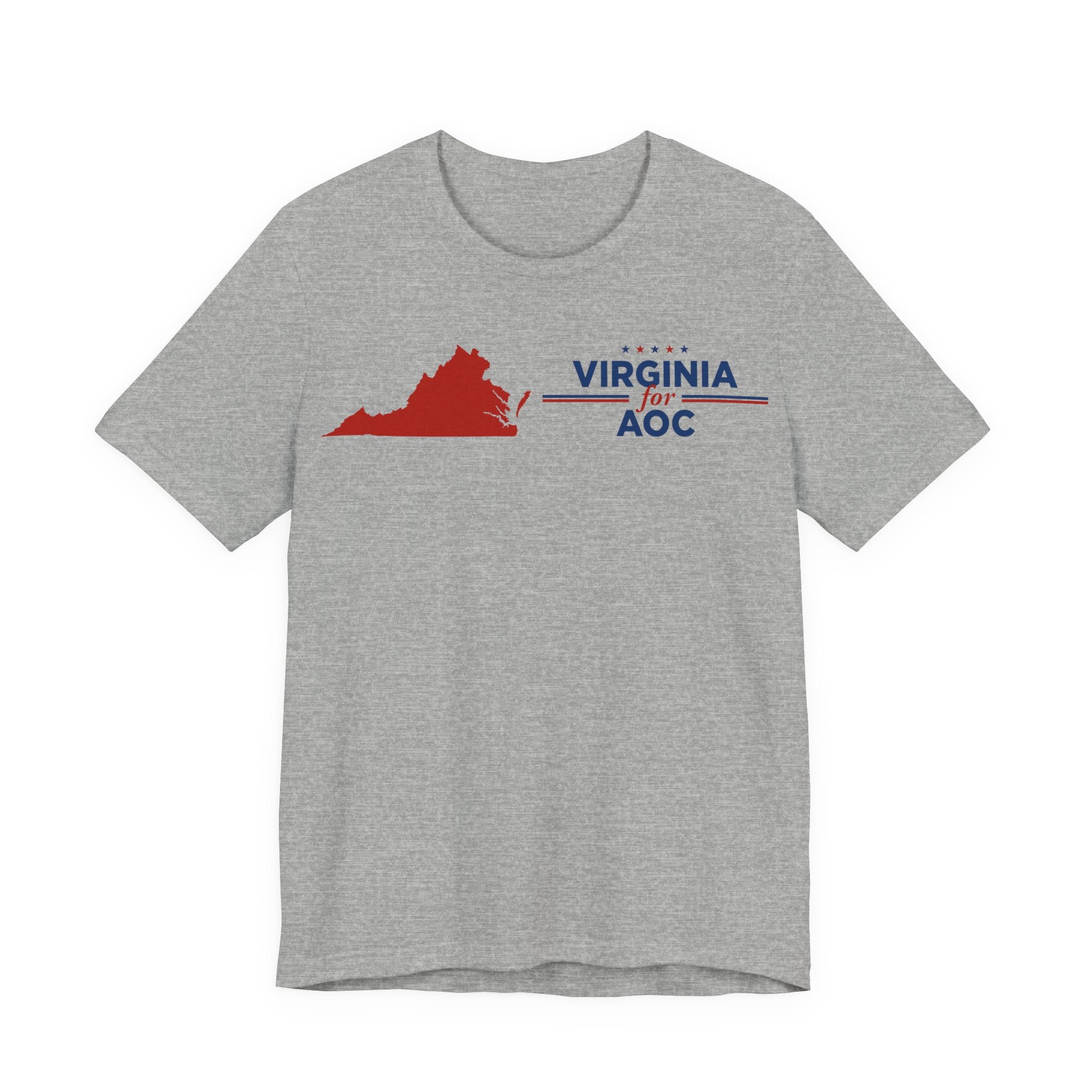 Virginia for AOC for President Campaign T-Shirt 2028