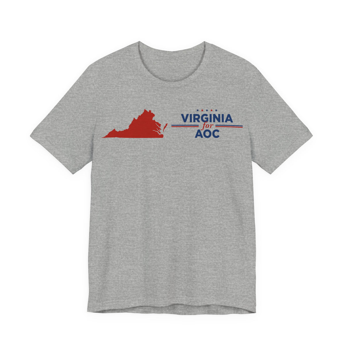 Virginia for AOC for President Campaign T-Shirt 2028