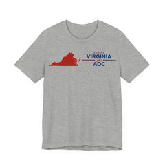 Virginia for AOC for President Campaign T-Shirt 2028