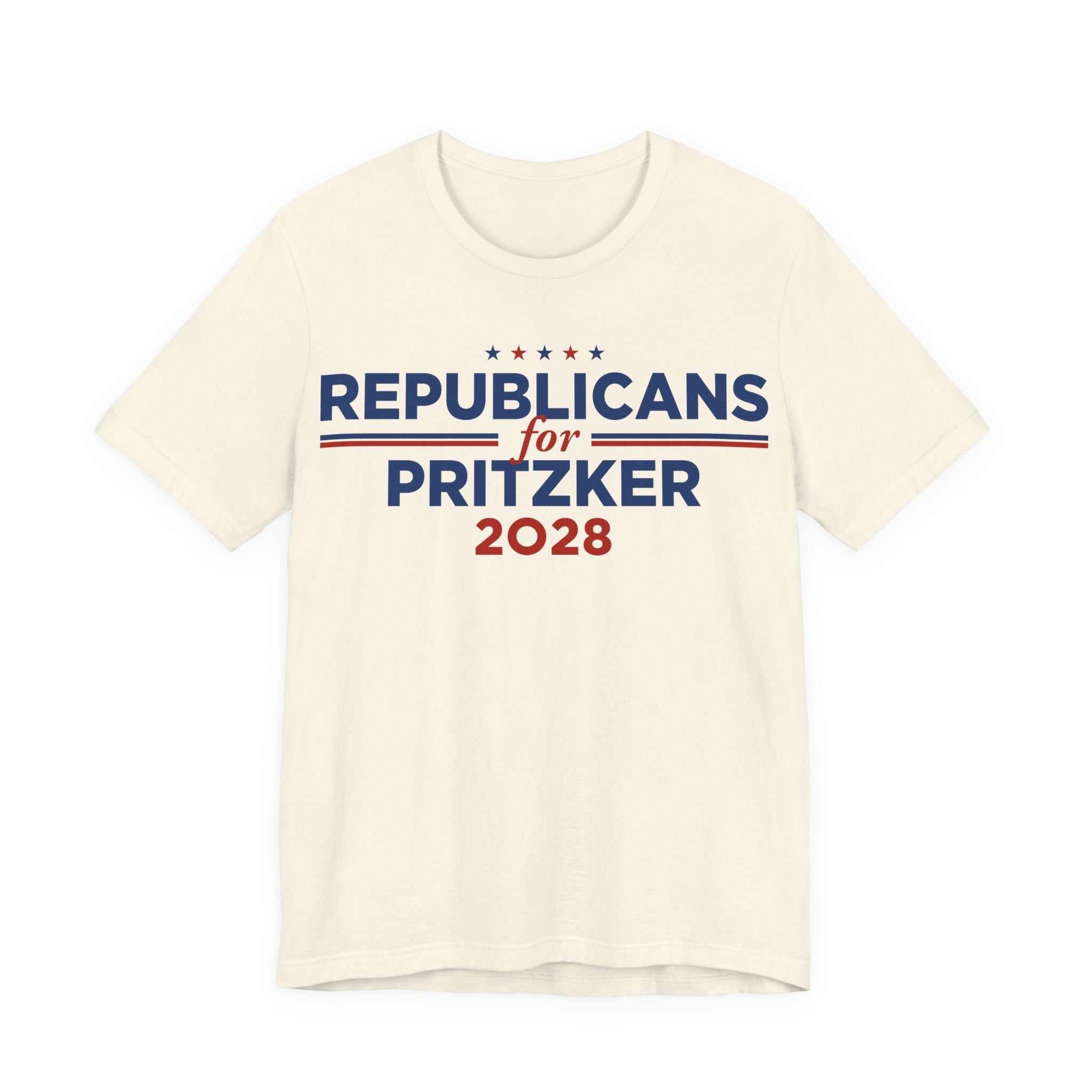 Republicans for J.B. Pritzker for President Campaign T-Shirt 2028