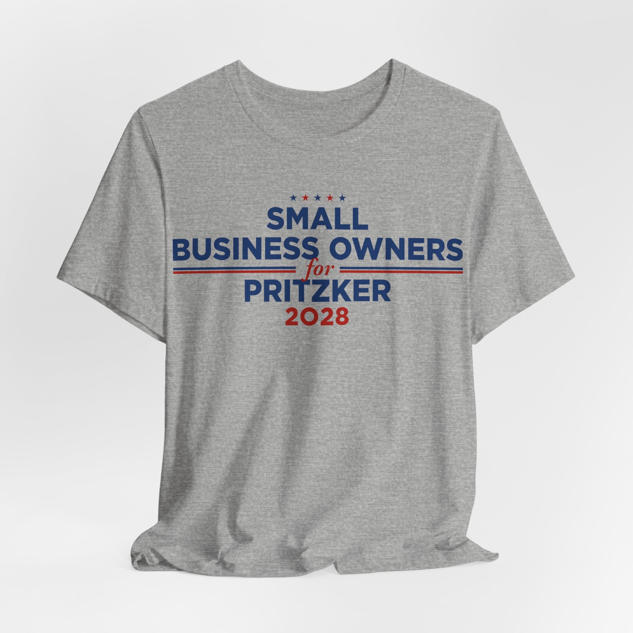 Small Business Owners for J.B. Pritzker for President Campaign T-Shirt 2028