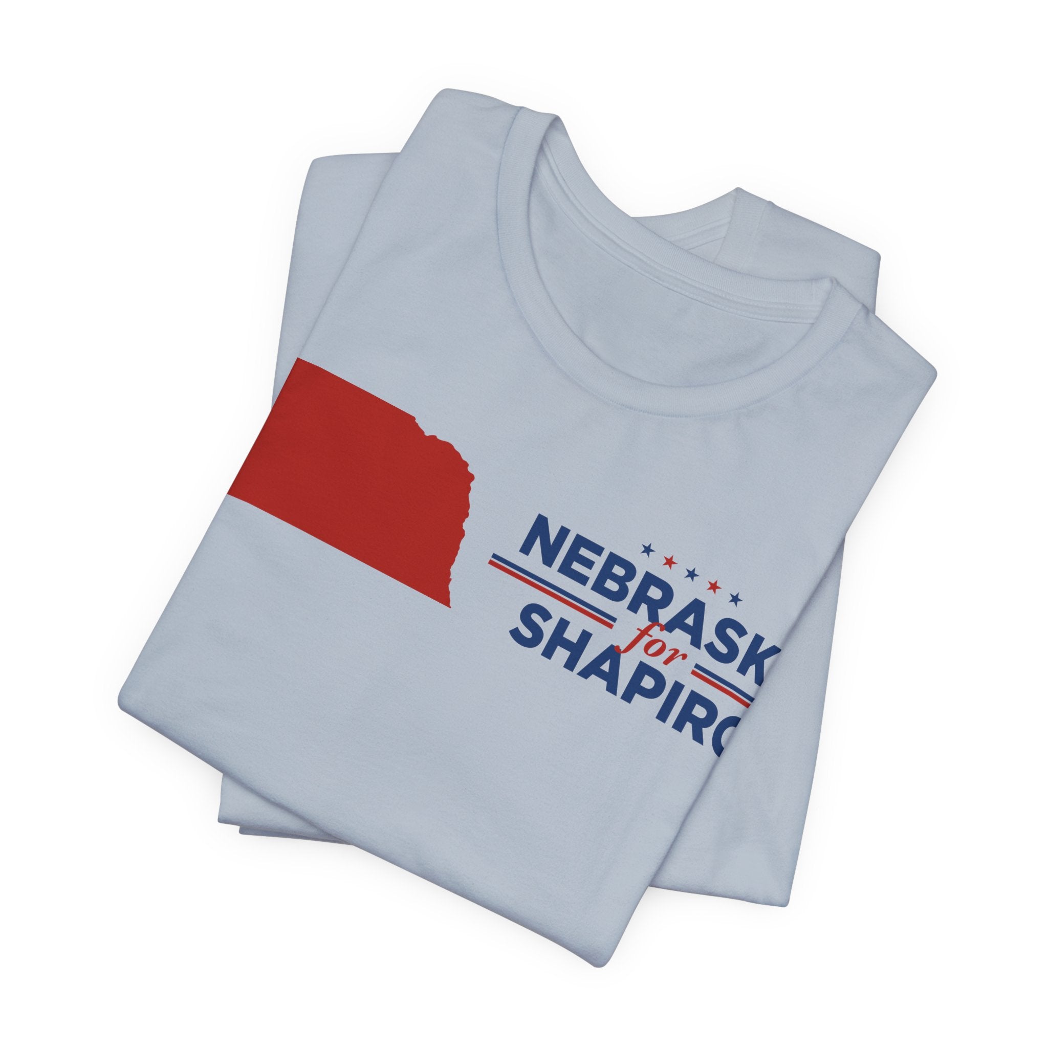 Nebraska for Josh Shapiro for President Campaign T-Shirt 2028