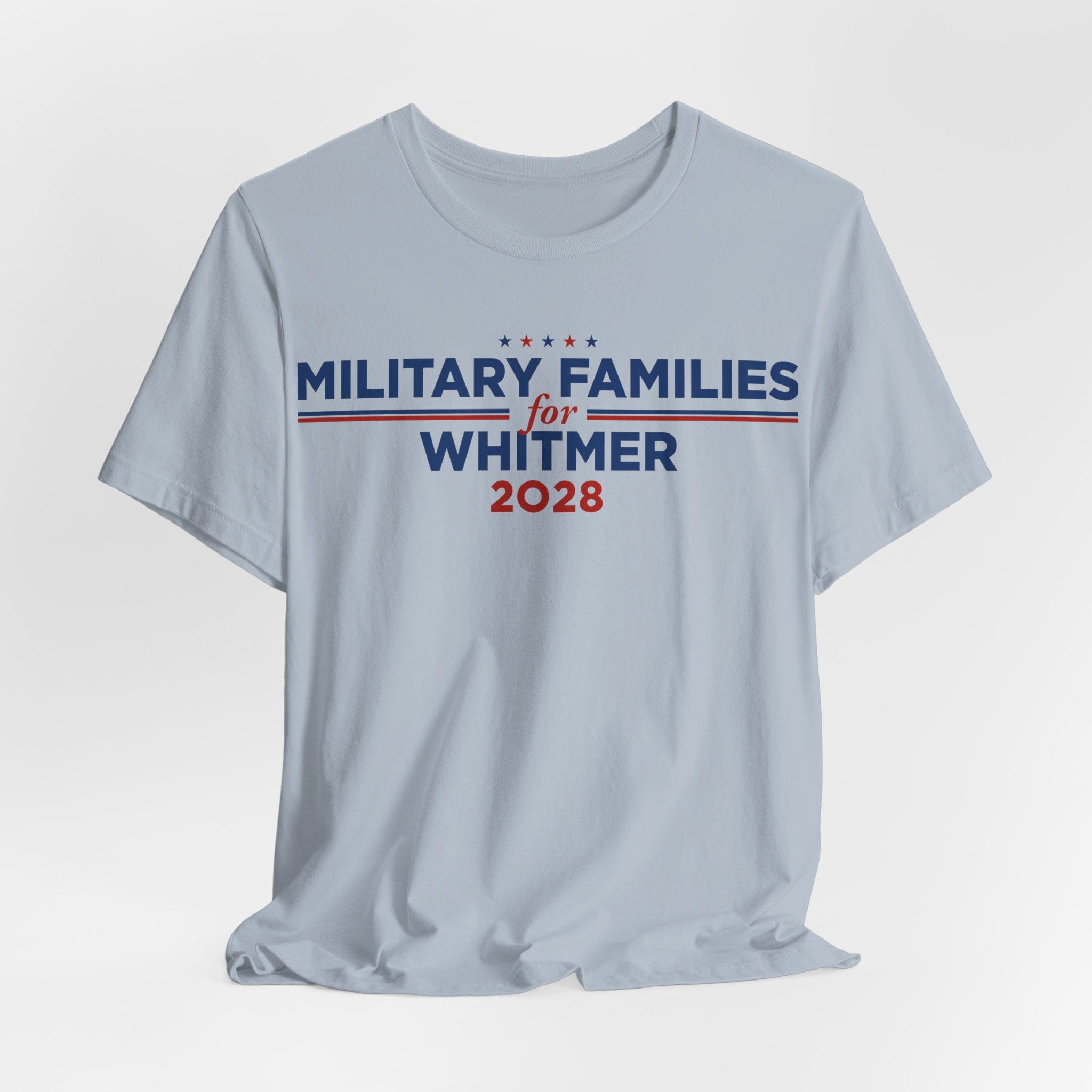 Military Families for Gretchen Whitmer for President Campaign T-Shirt 2028