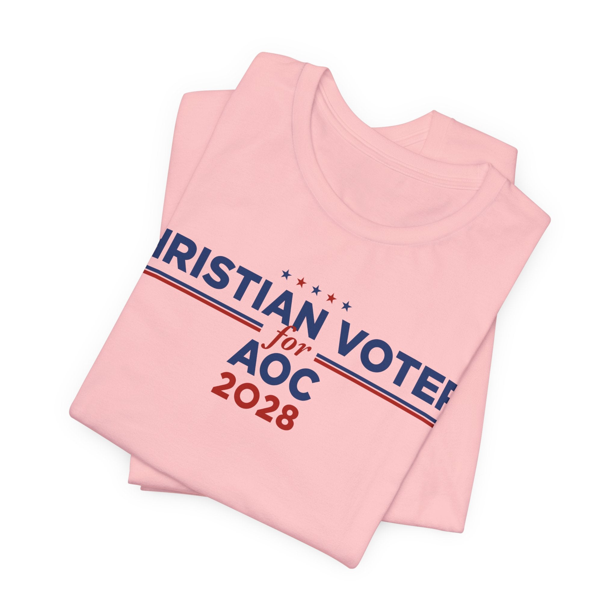 Christian Voters for AOC for President Campaign T-Shirt 2028