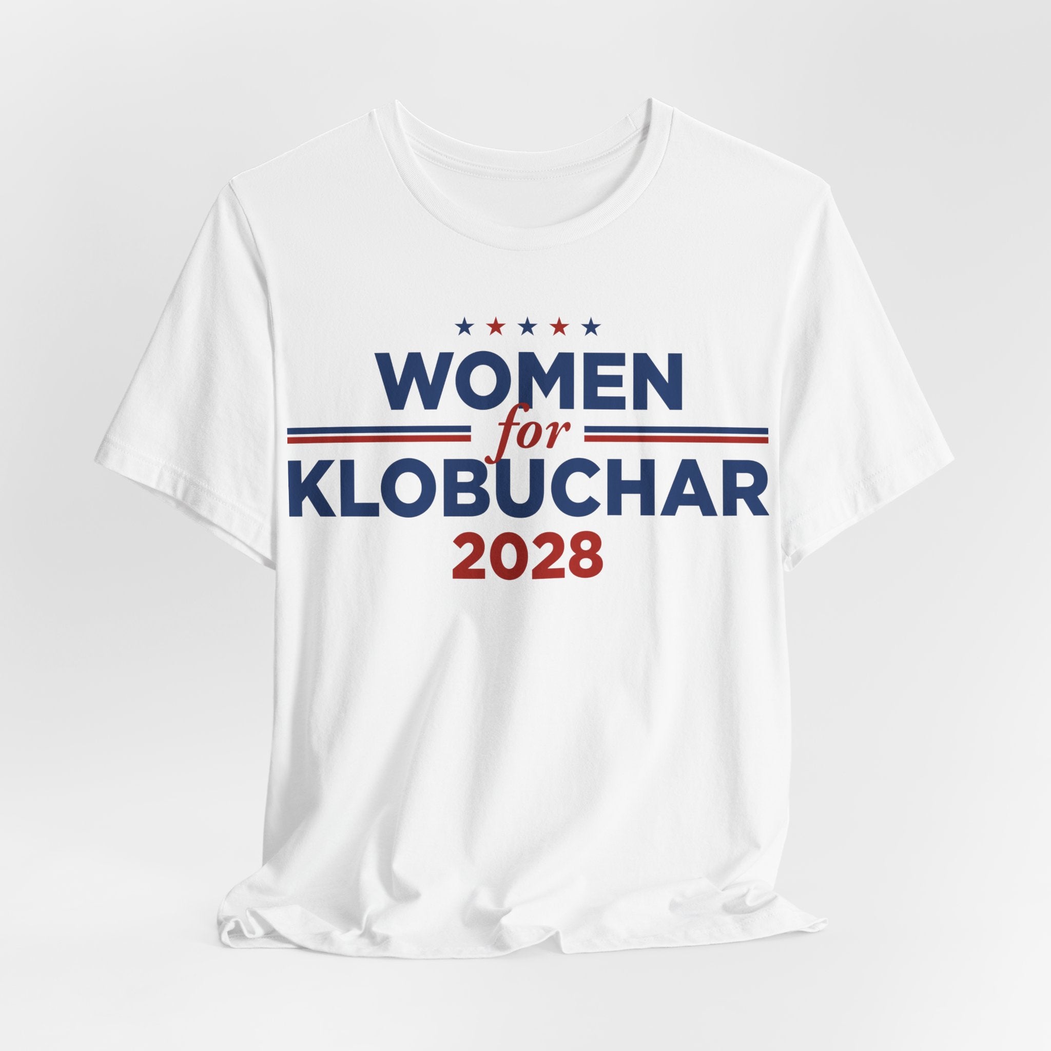 Women for Amy Klobuchar for President Campaign T-Shirt 2028