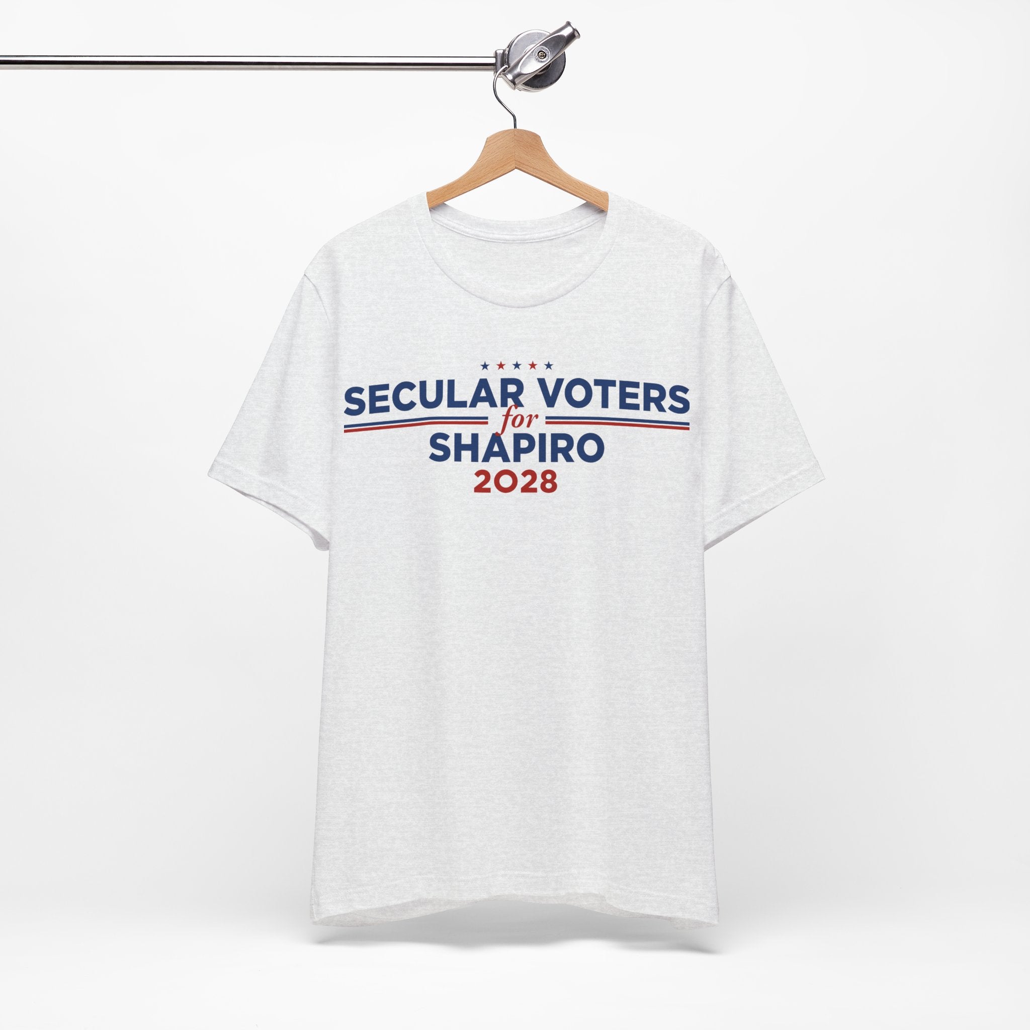 Secular Voters for Josh Shapiro for President Campaign T-Shirt 2028