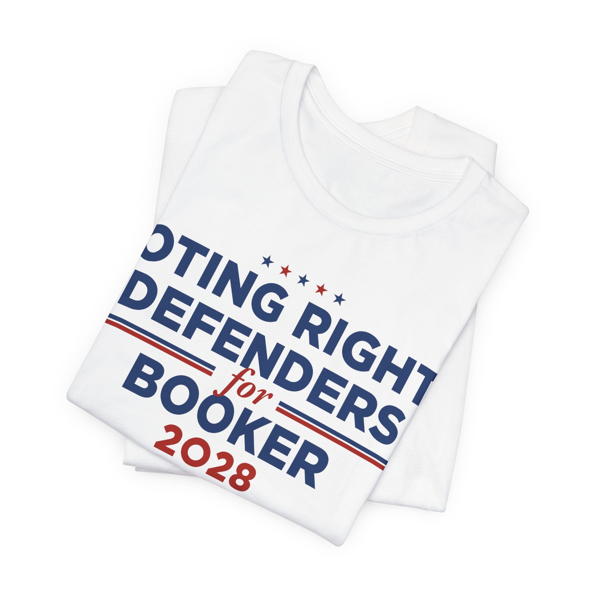 Voting Rights Defenders Cory Booker for President Campaign T-Shirt 2028