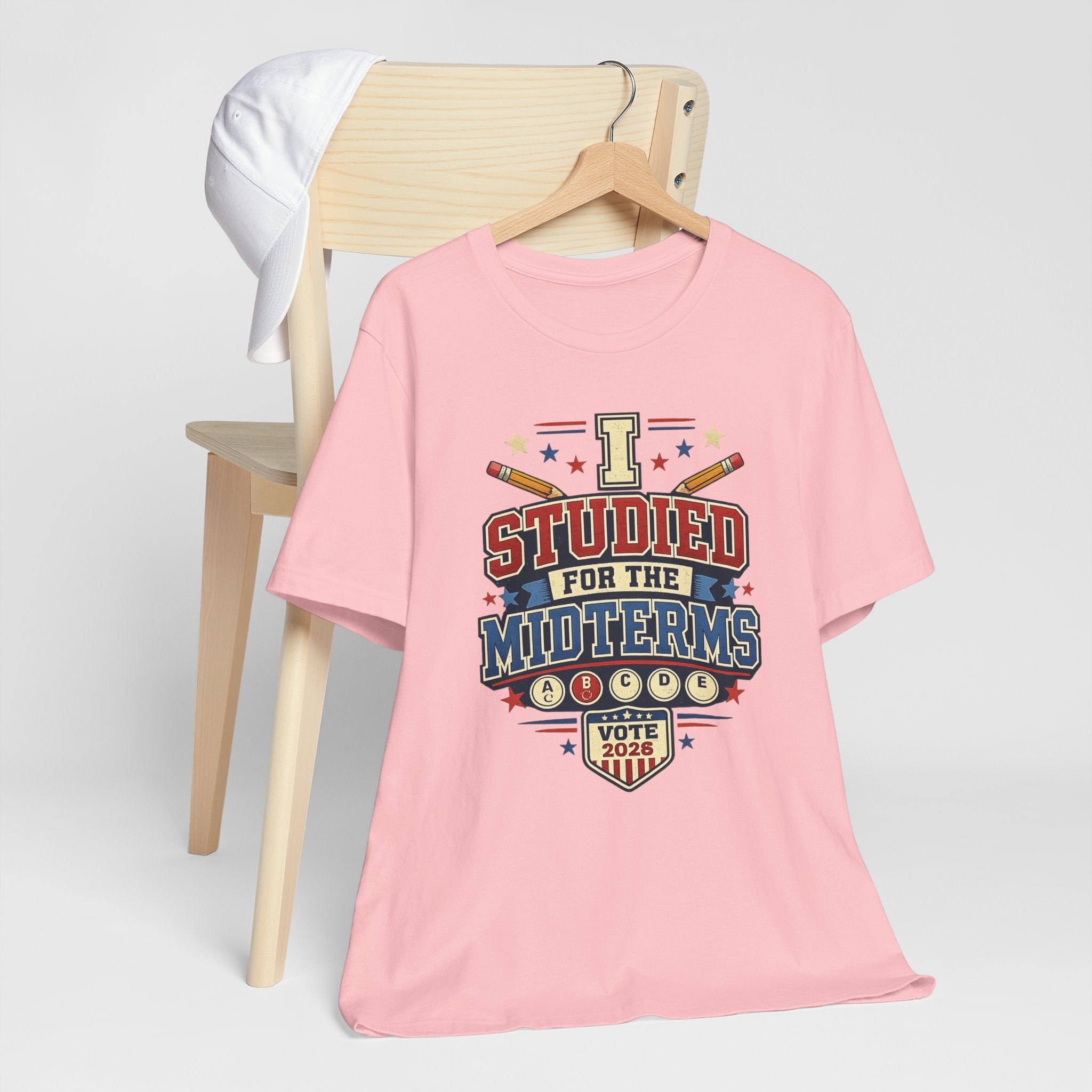 I Studied for the Midterms 2026 T-Shirt – Funny Voting Shirt, Retro Political Tee, Election Day Apparel