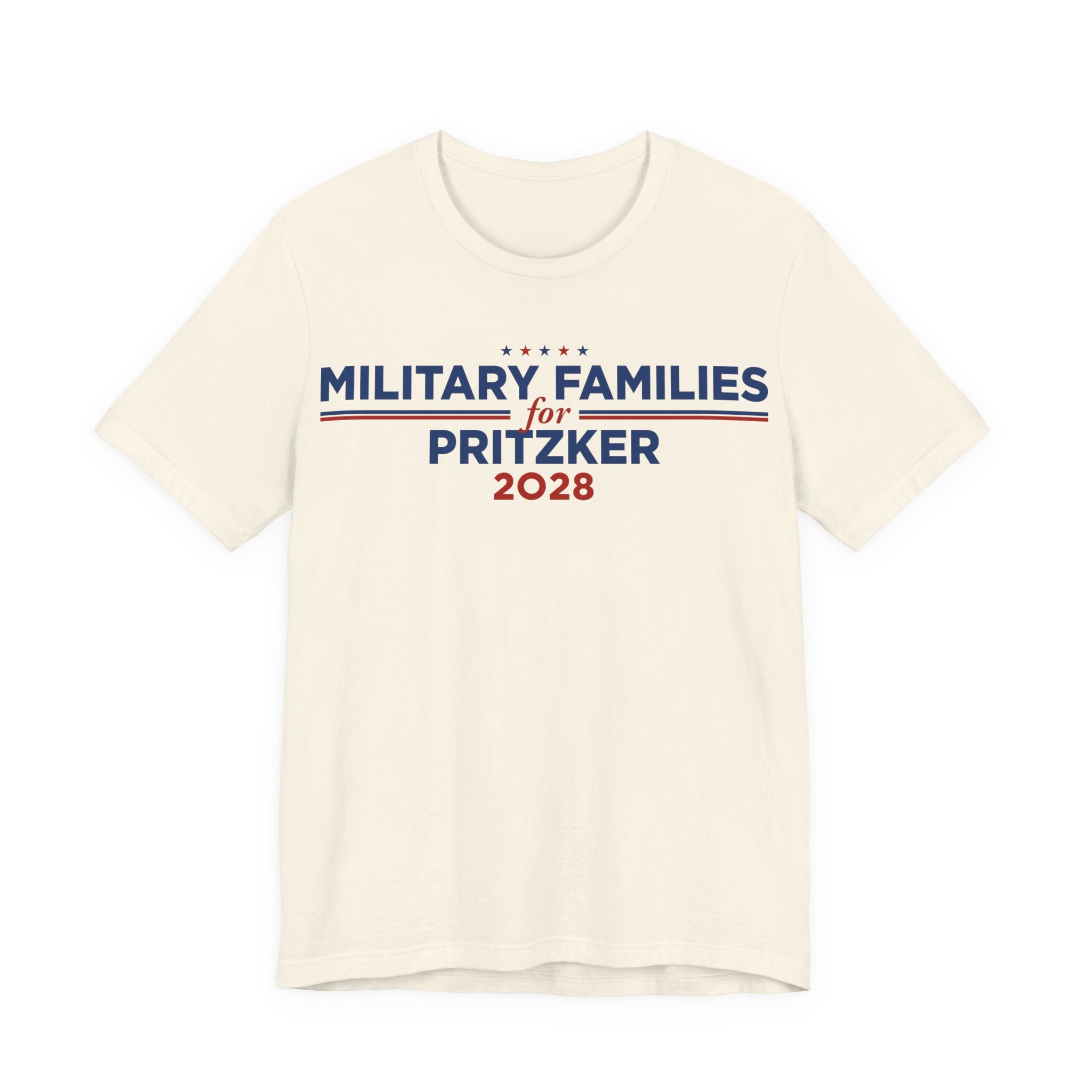 Military Families for J.B. Pritzker for President Campaign T-Shirt 2028