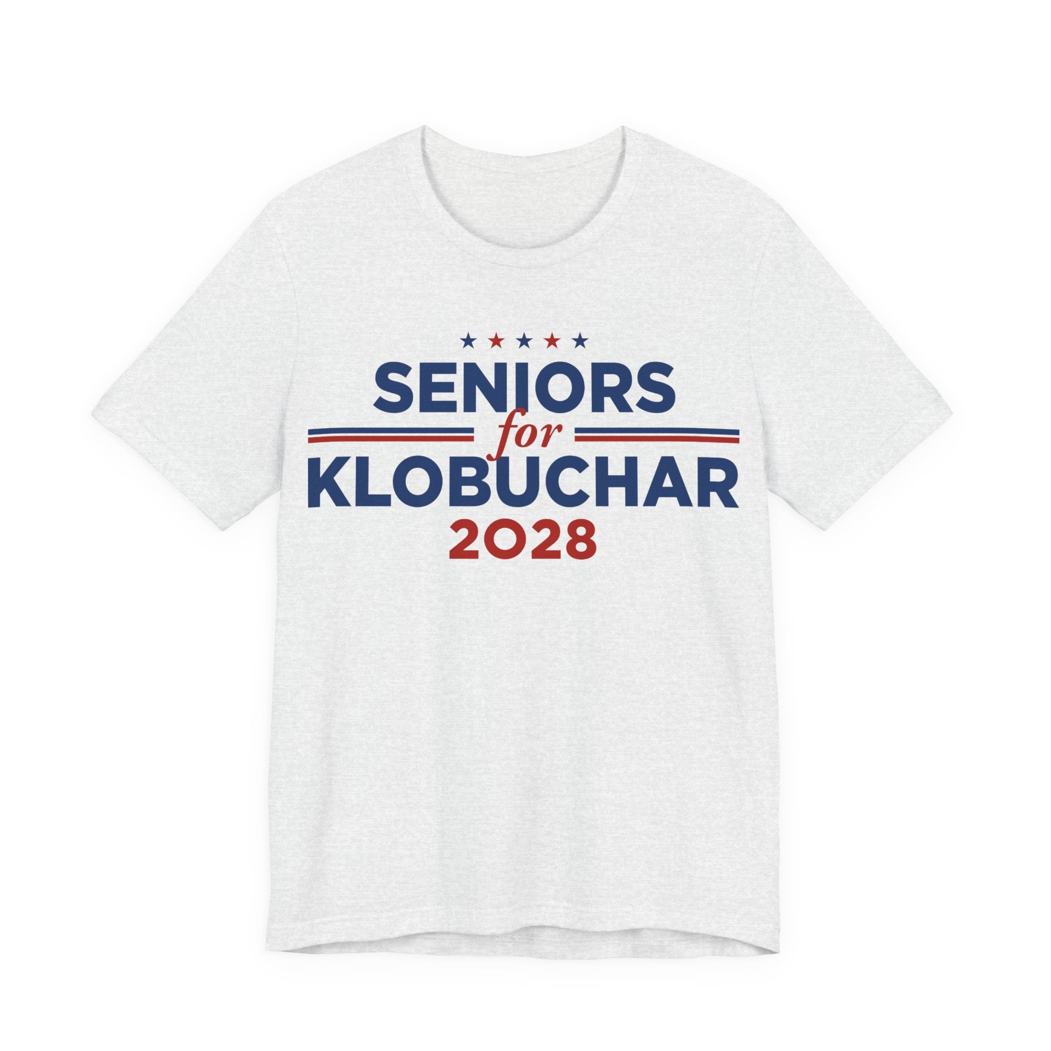 Seniors for Amy Klobuchar for President Campaign T-Shirt 2028