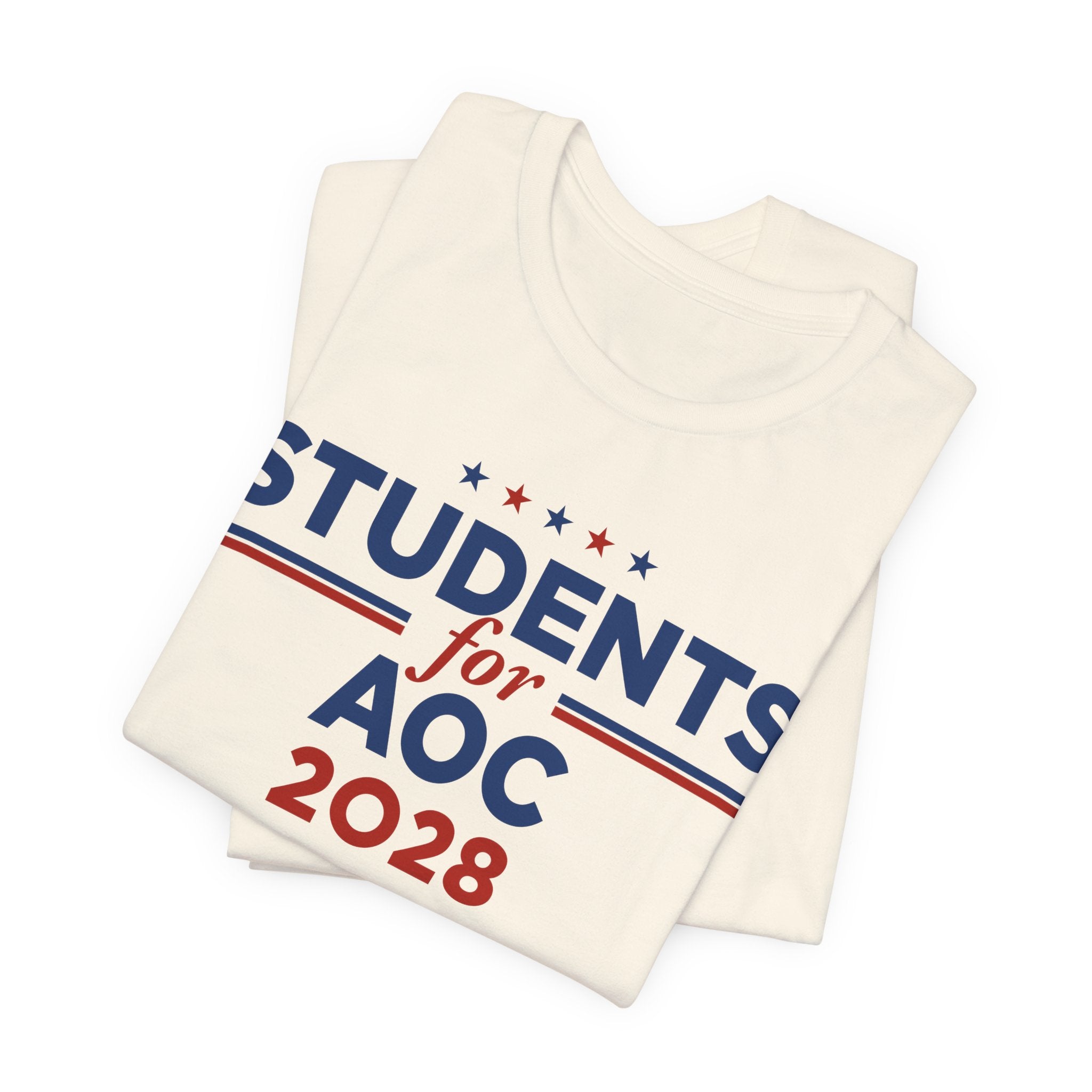 Students for AOC for President Campaign T-Shirt 2028
