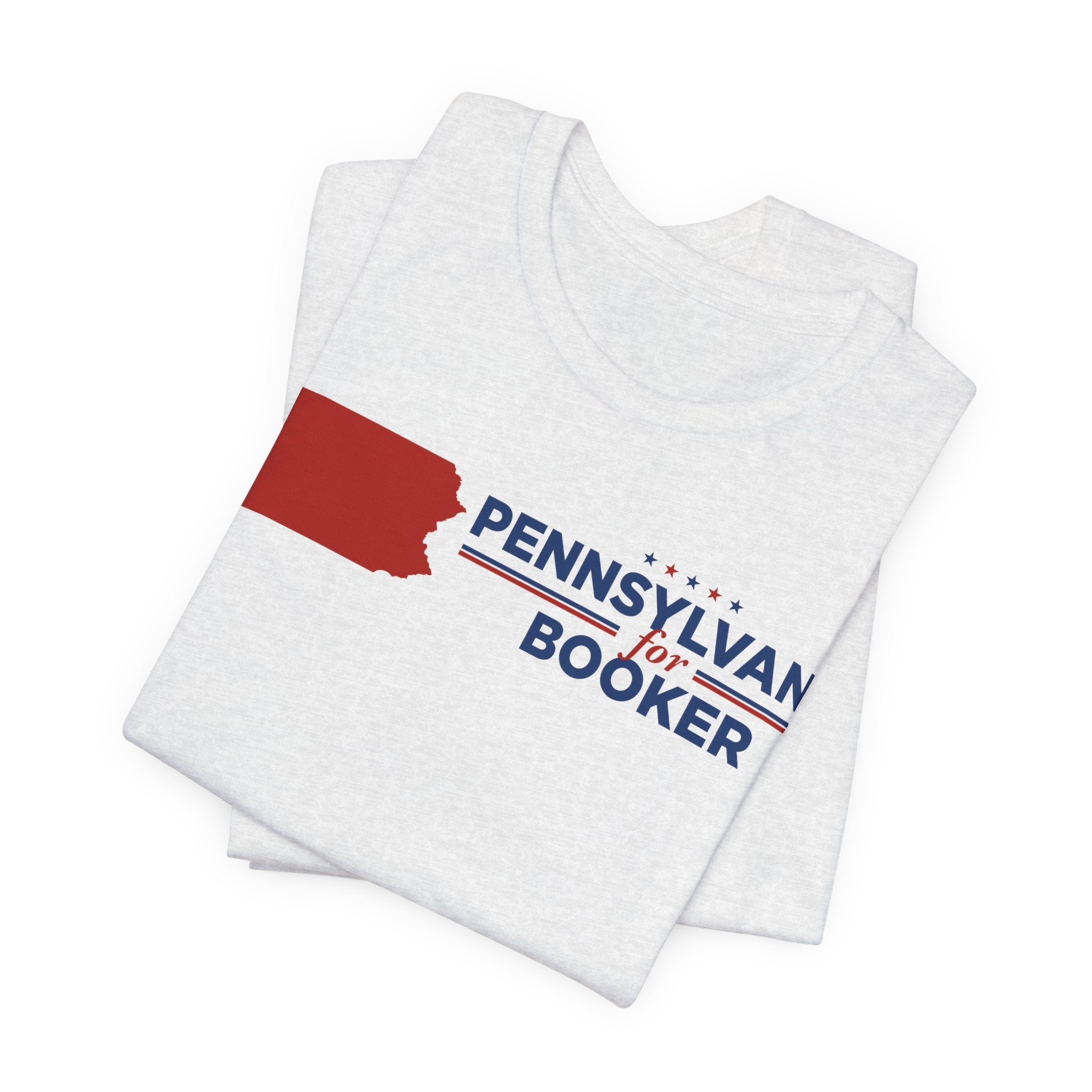 Pennsylvania for Cory Booker for President Campaign T-Shirt 2028