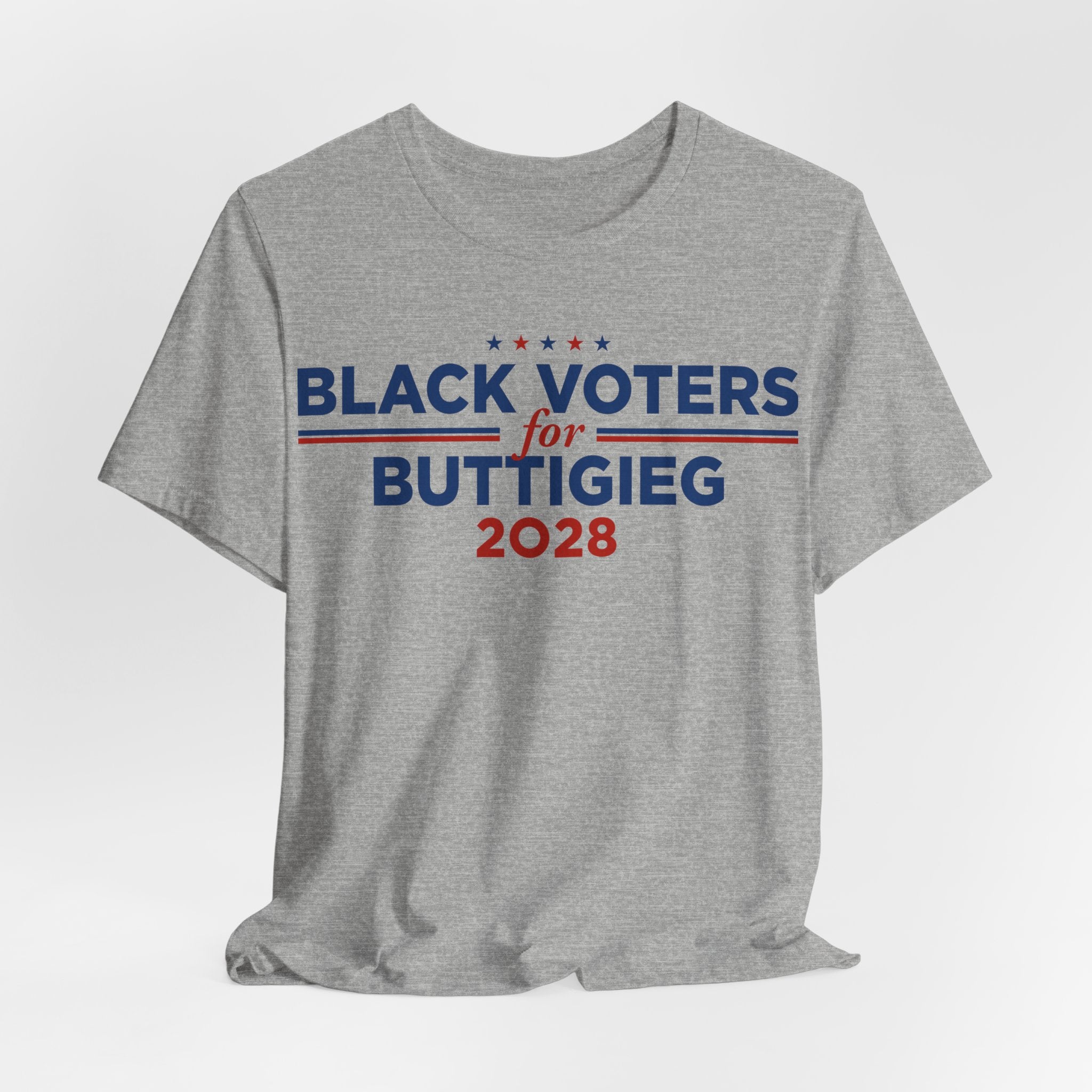 Black Voters for Pete Buttigieg Campaign T-Shirt for President 2028