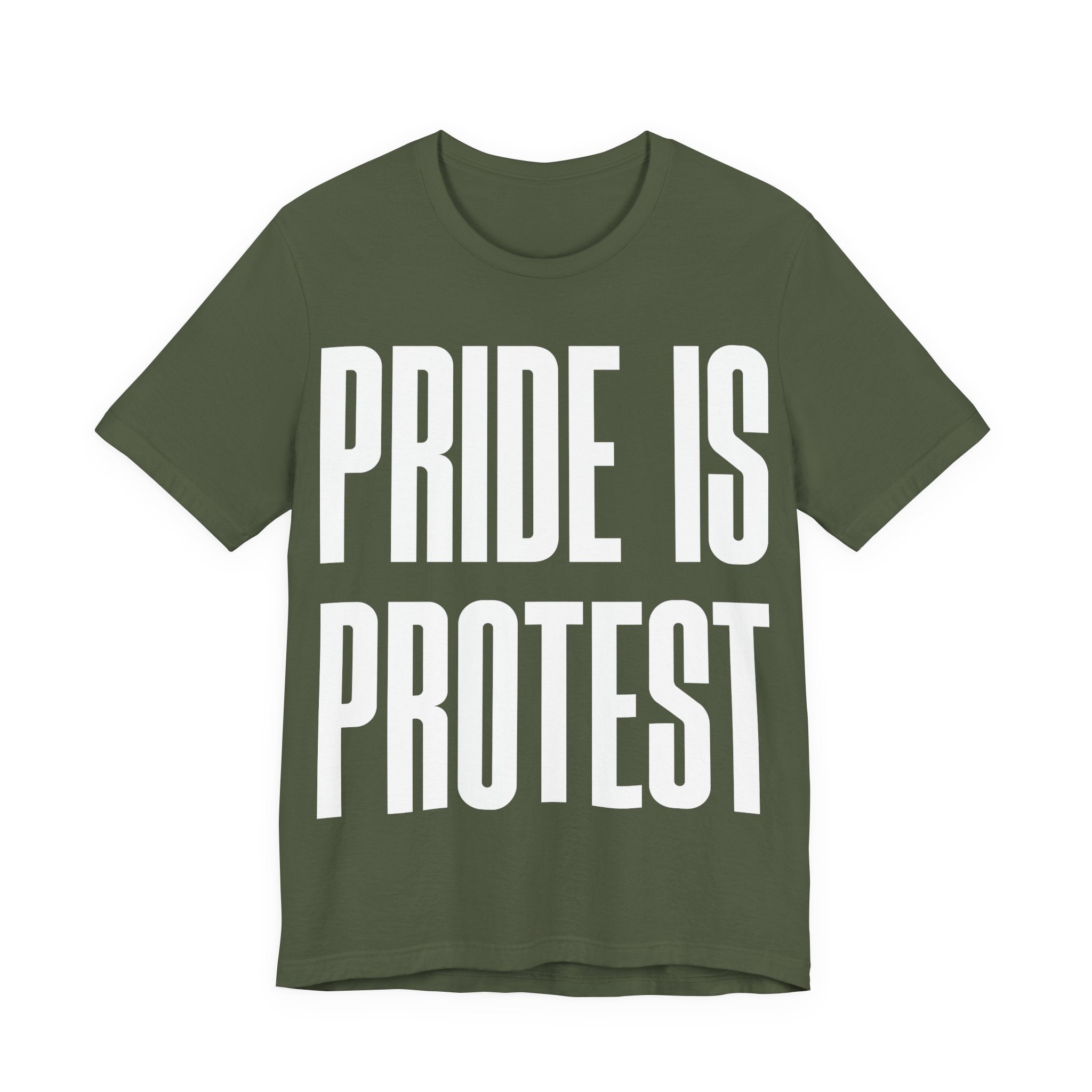 Pride Is Protest T-Shirt | LGBTQ+ Pride & Activist Protest Tee | Equality Graphic Shirt
