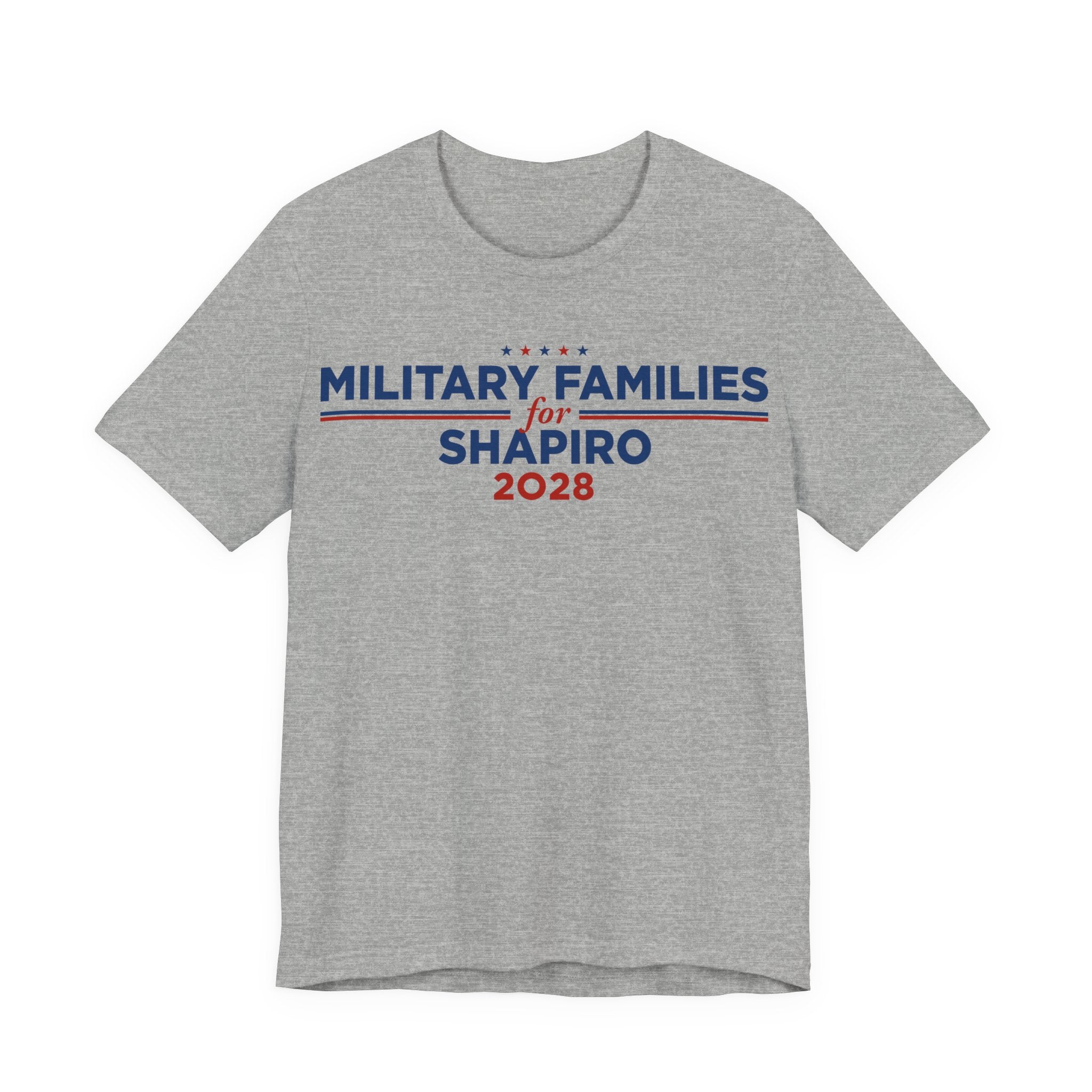 Military Families for Josh Shapiro for President Campaign T-Shirt 2028