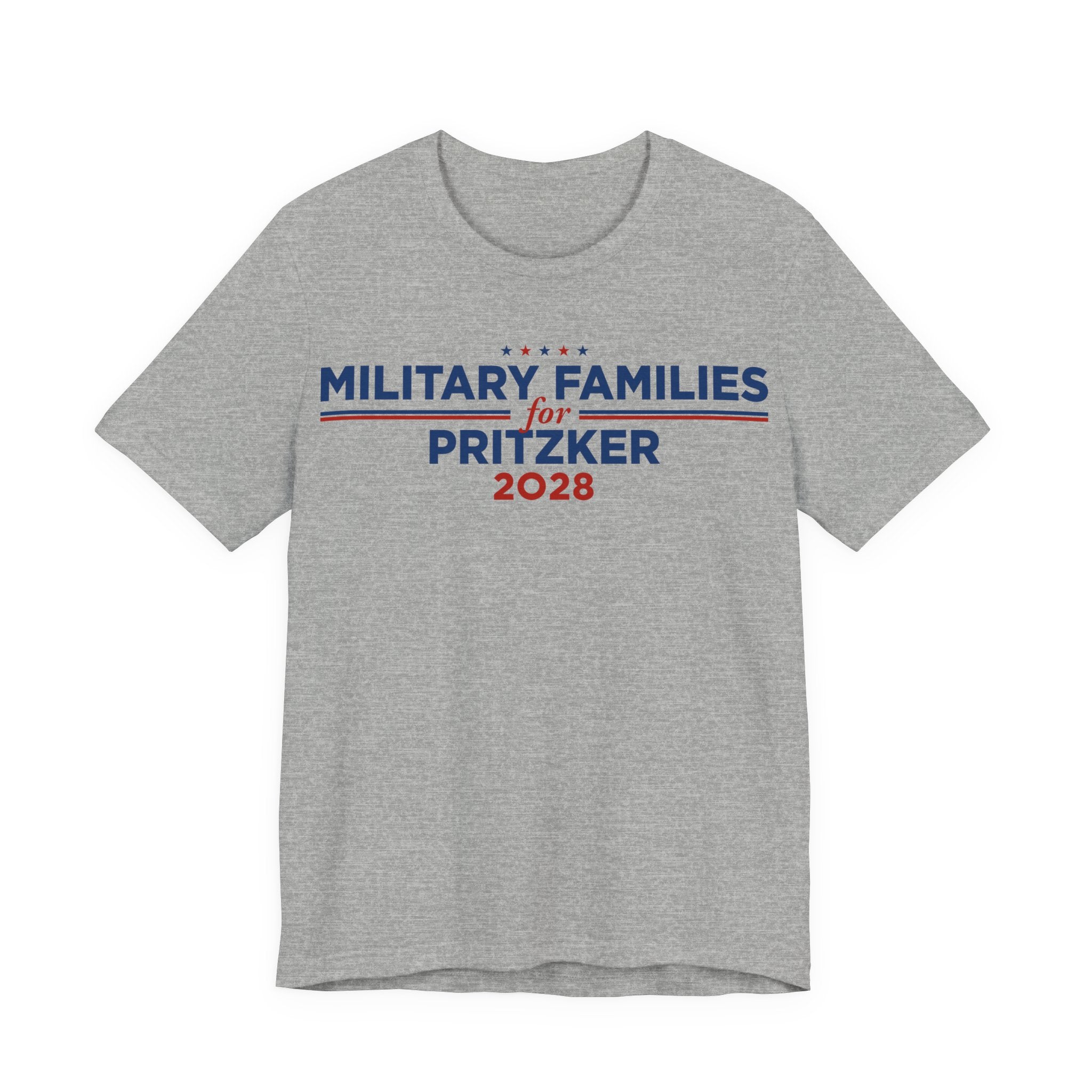 Military Families for J.B. Pritzker for President Campaign T-Shirt 2028