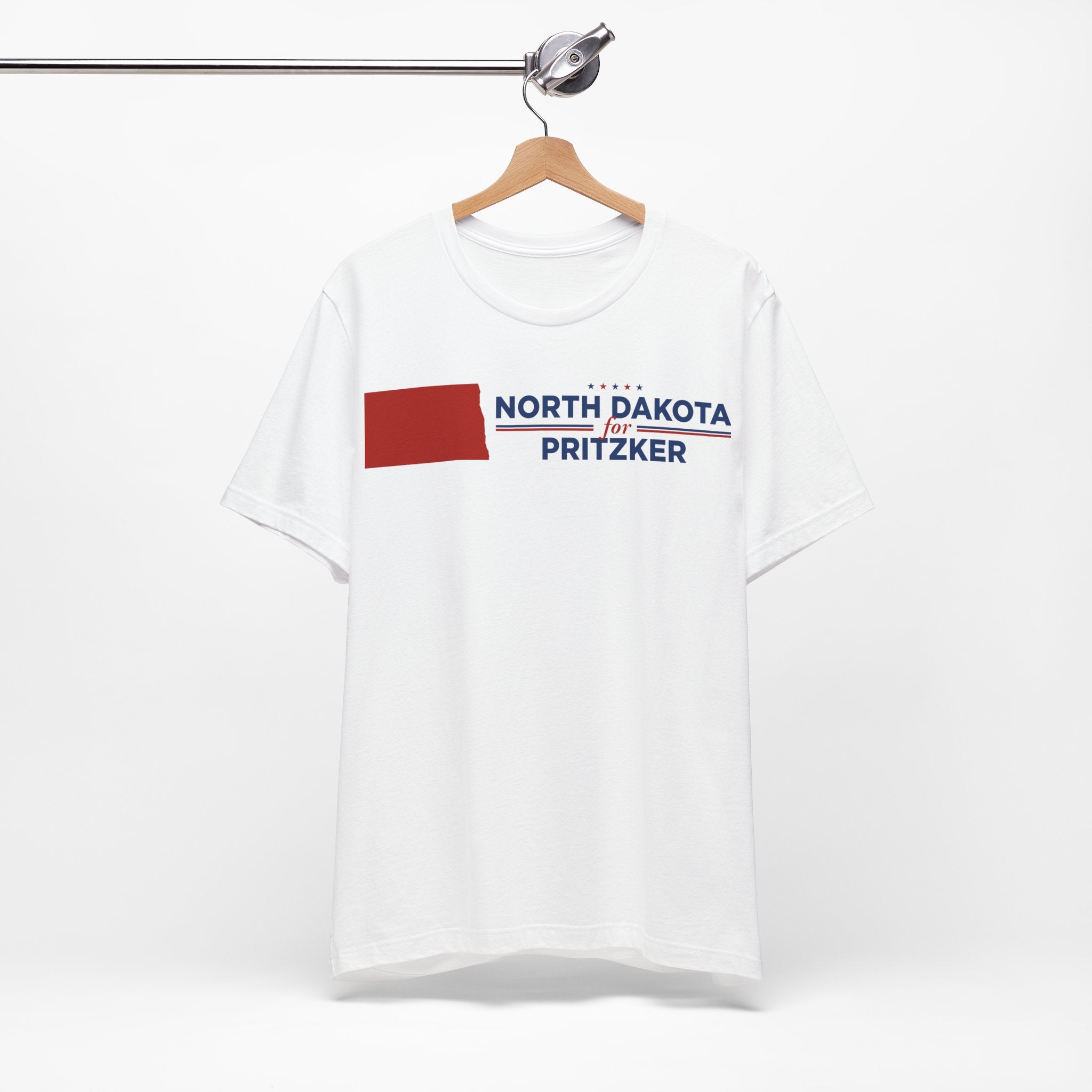 North Dakota for J.B. Pritzker for President Campaign T-Shirt 2028