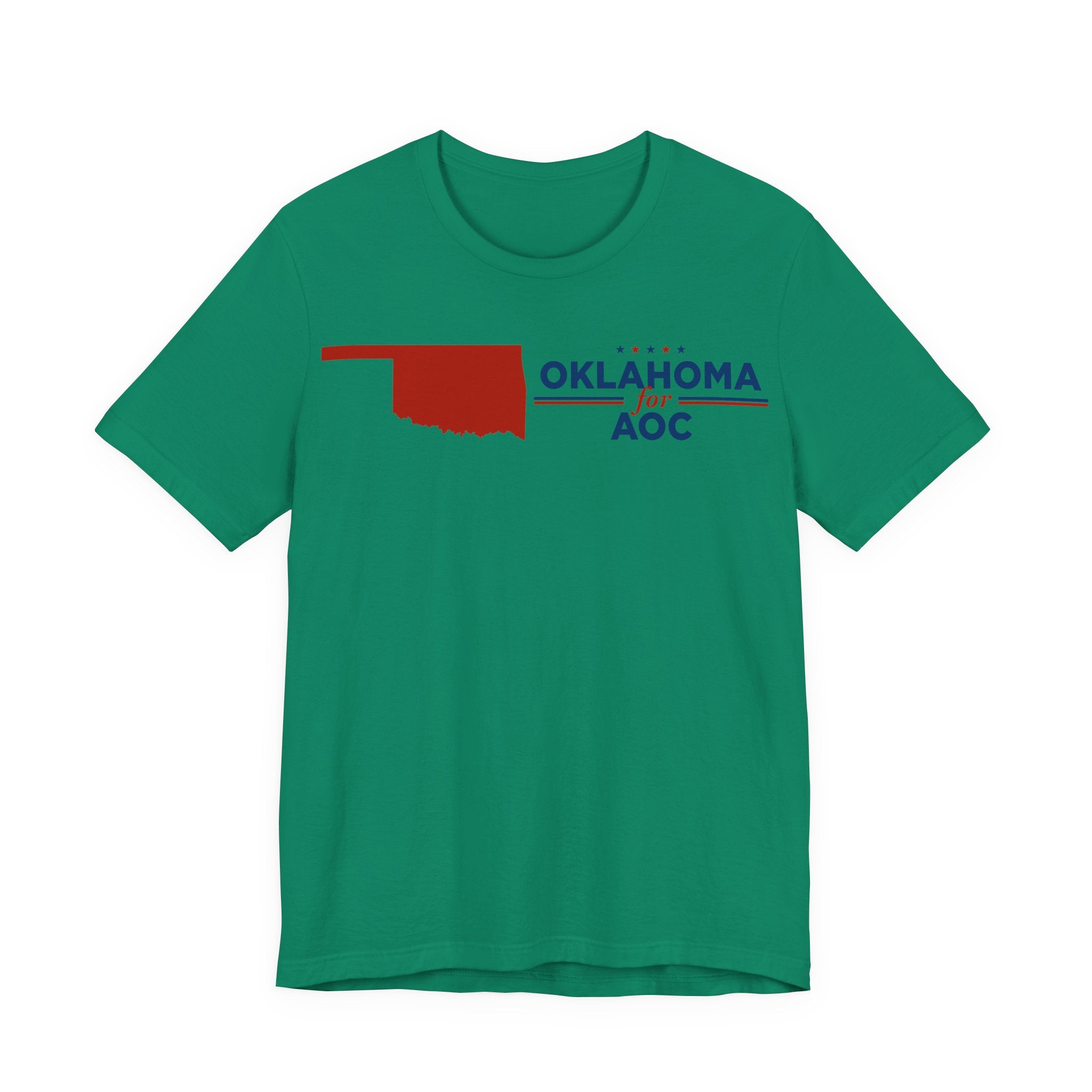 Oklahoma for AOC for President Campaign T-Shirt 2028