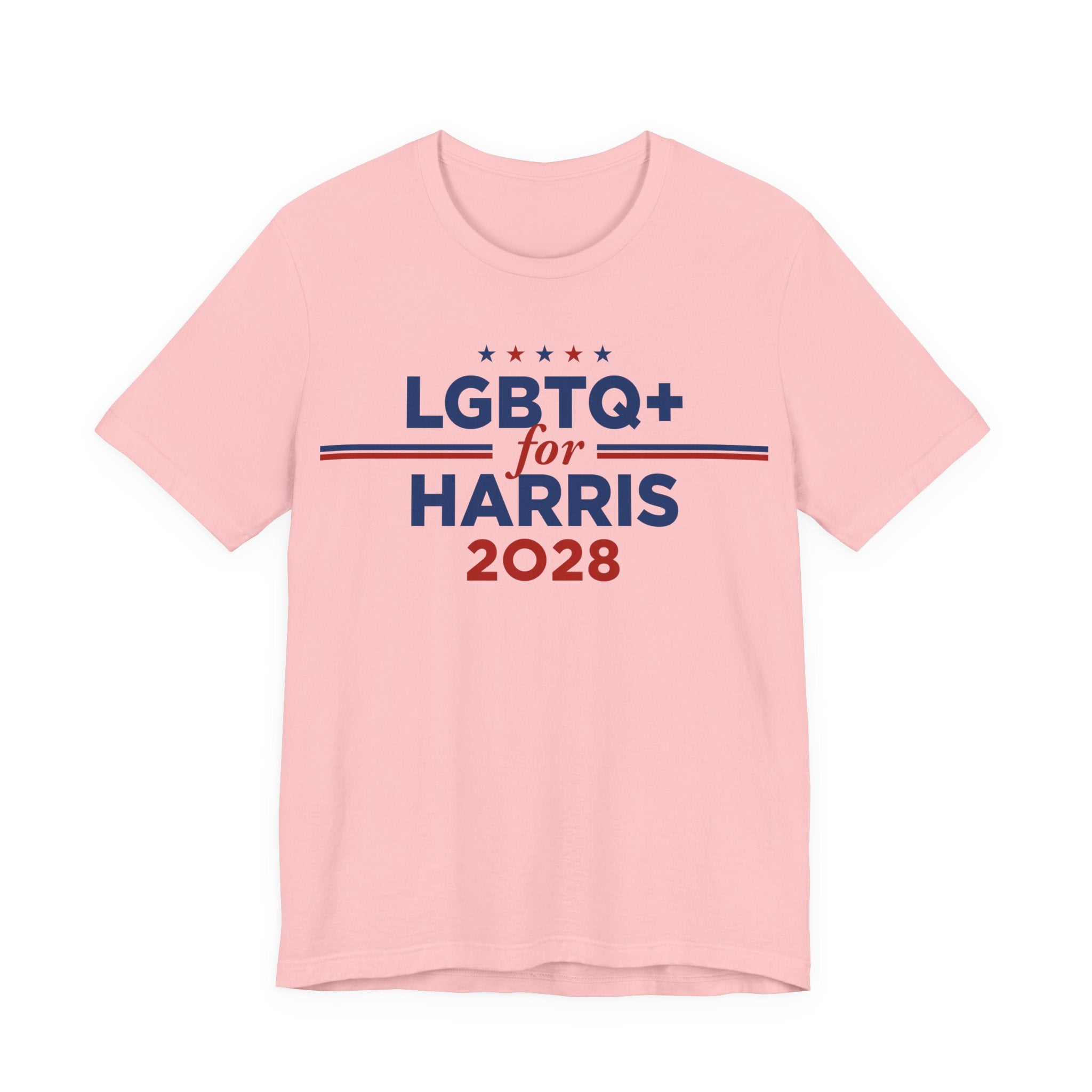 LGBTQ+ for Kamala Harris for President Campaign T-Shirt 2028