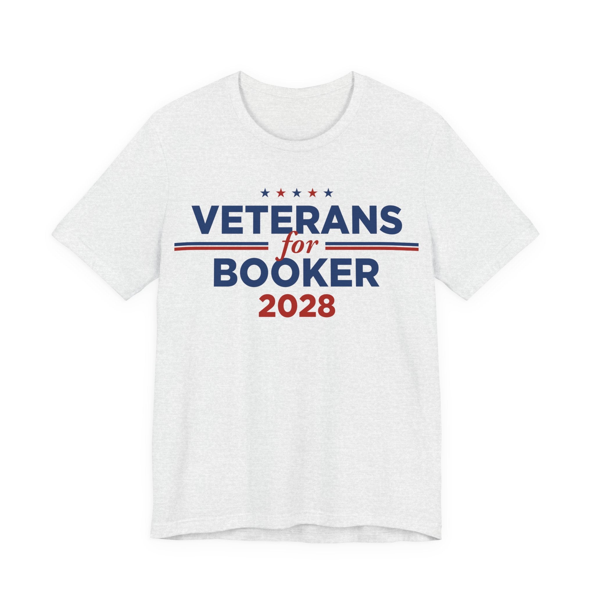 Veterans for Cory Booker for President Campaign T-Shirt 2028