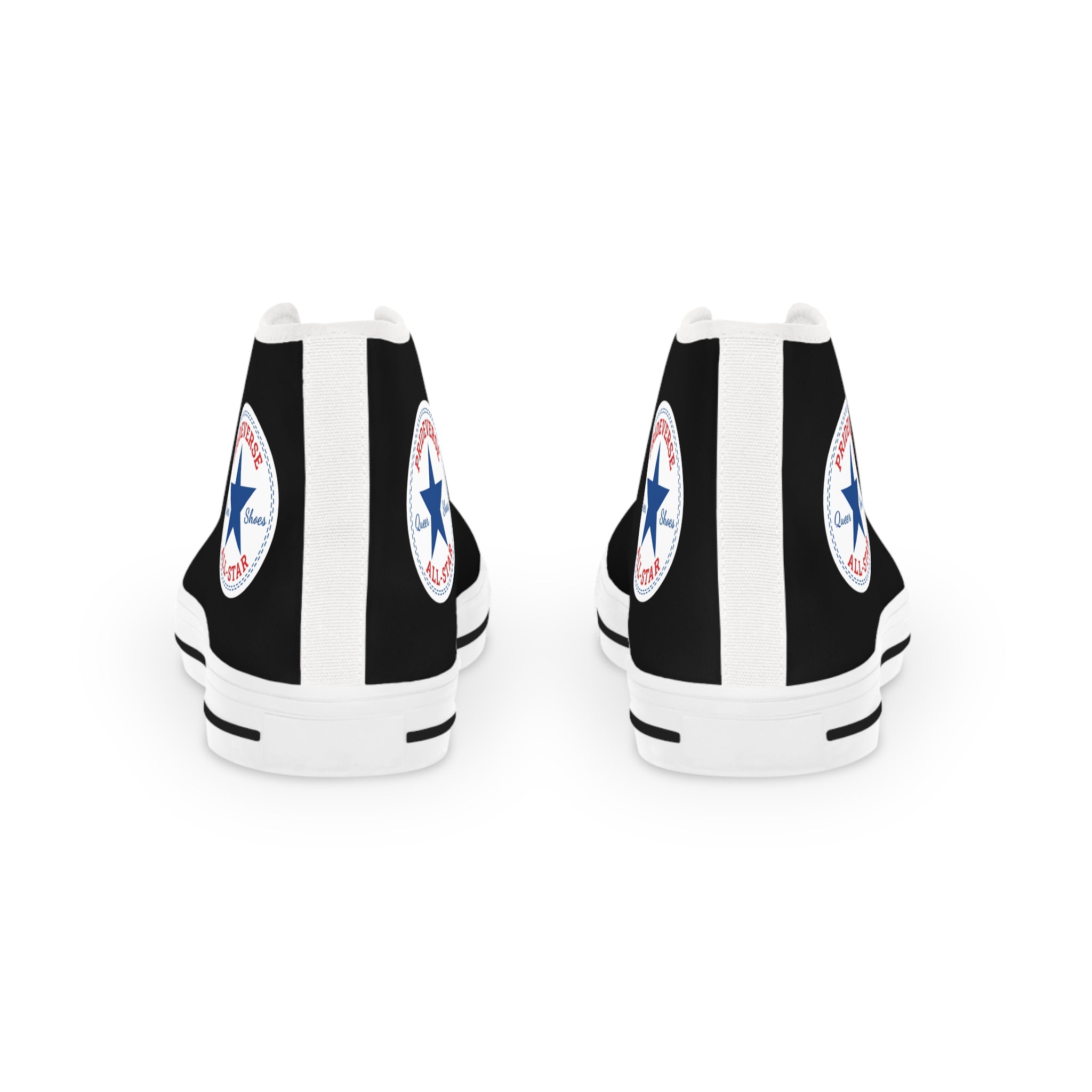Black Prideverse Men's High Top Sneakers