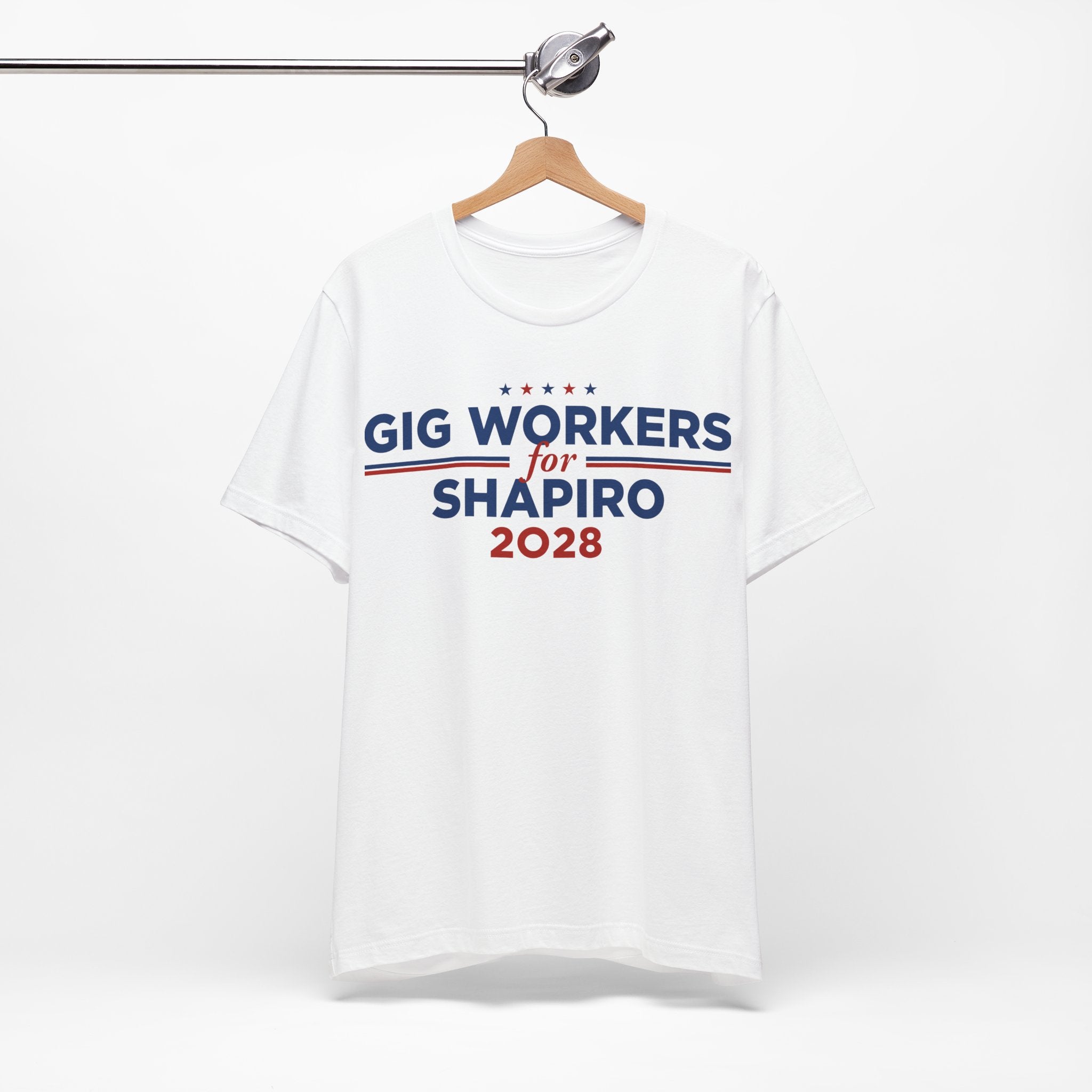 Gig Workers for Josh Shapiro for President Campaign T-Shirt 2028
