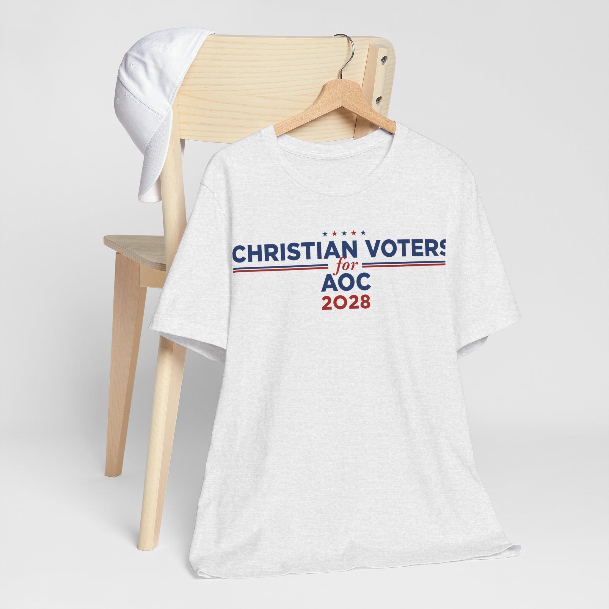 Christian Voters for AOC for President Campaign T-Shirt 2028