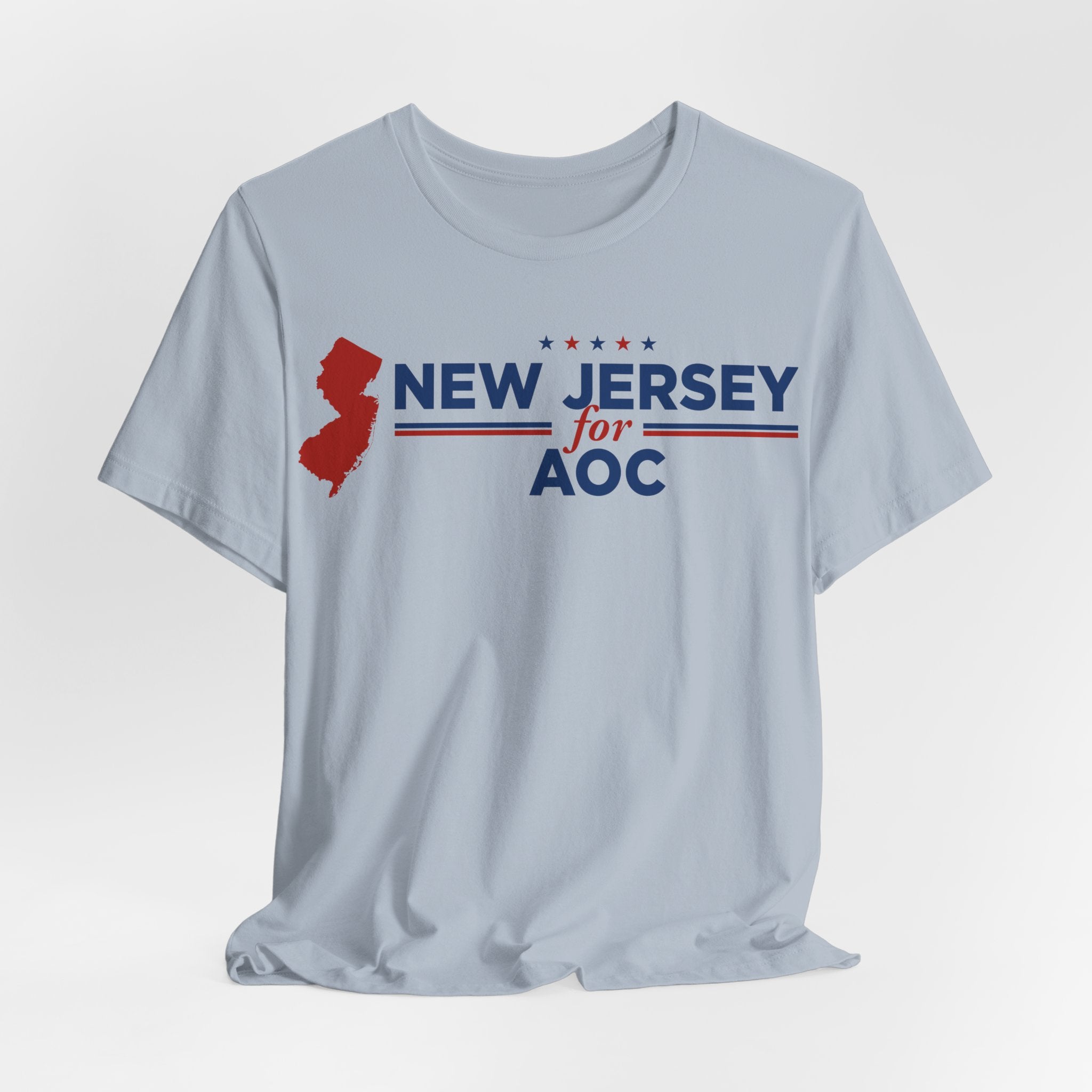 New Jersey for AOC for President Campaign T-Shirt 2028